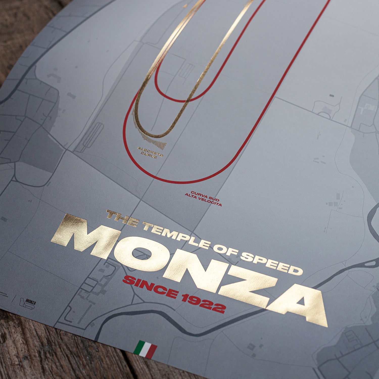 Monza Circuit | Track Evolution The Temple of Speed | Track Poster