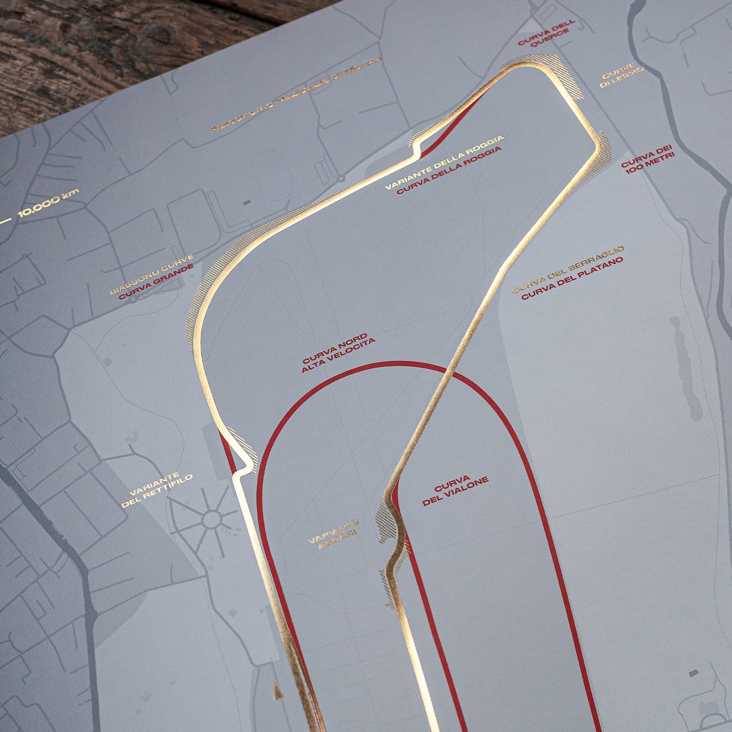 Monza Circuit | Track Evolution The Temple of Speed | Track Poster
