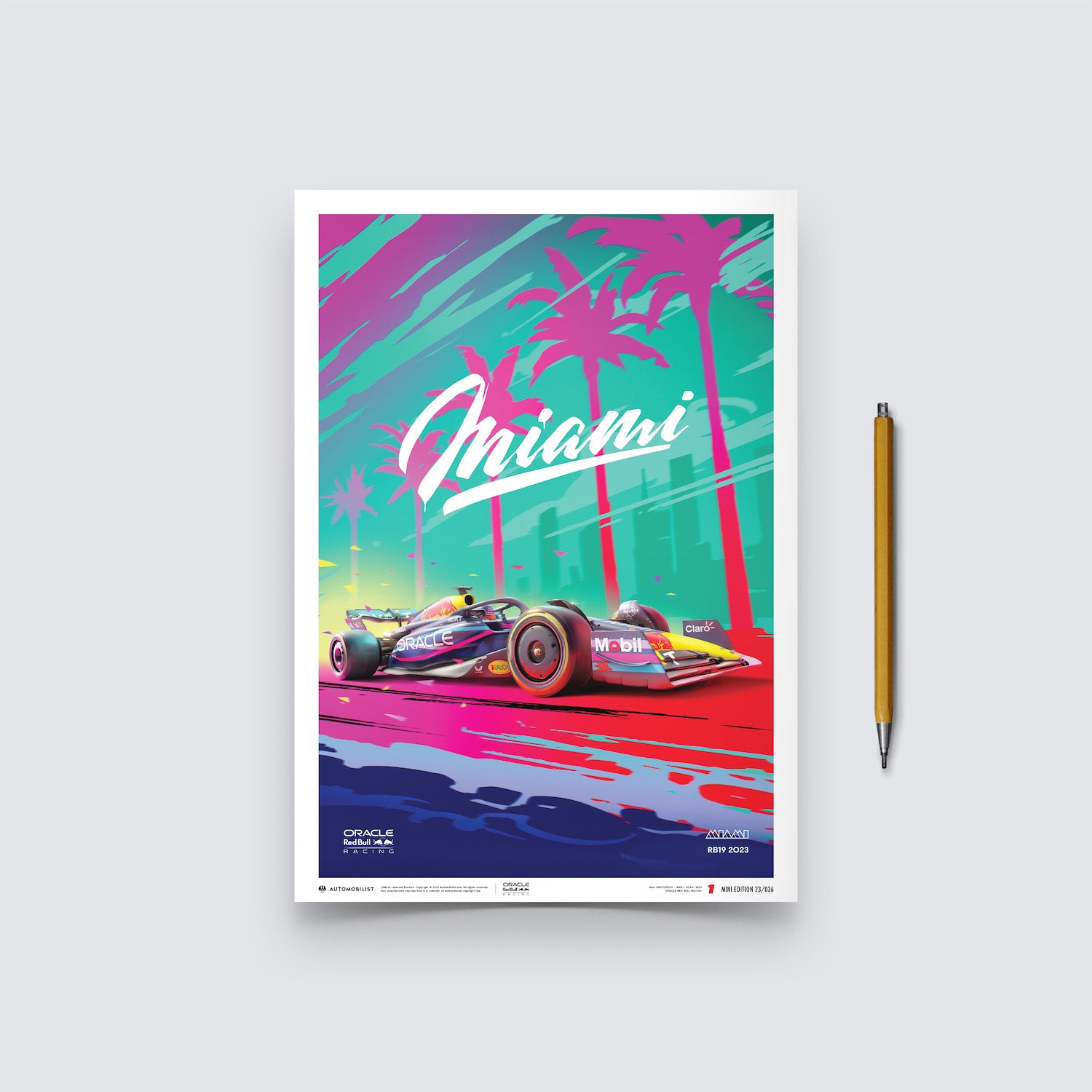 Oracle Red Bull Racing | 2023 Miami | Red Bull Poster