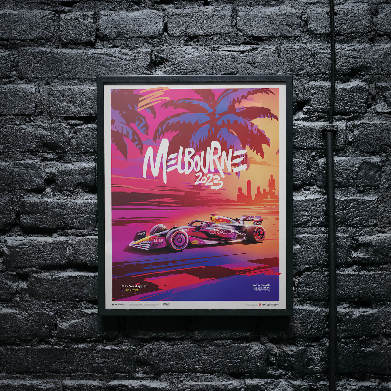 Oracle Red Bull Racing | 2023 Melbourne | Red Bull Poster
