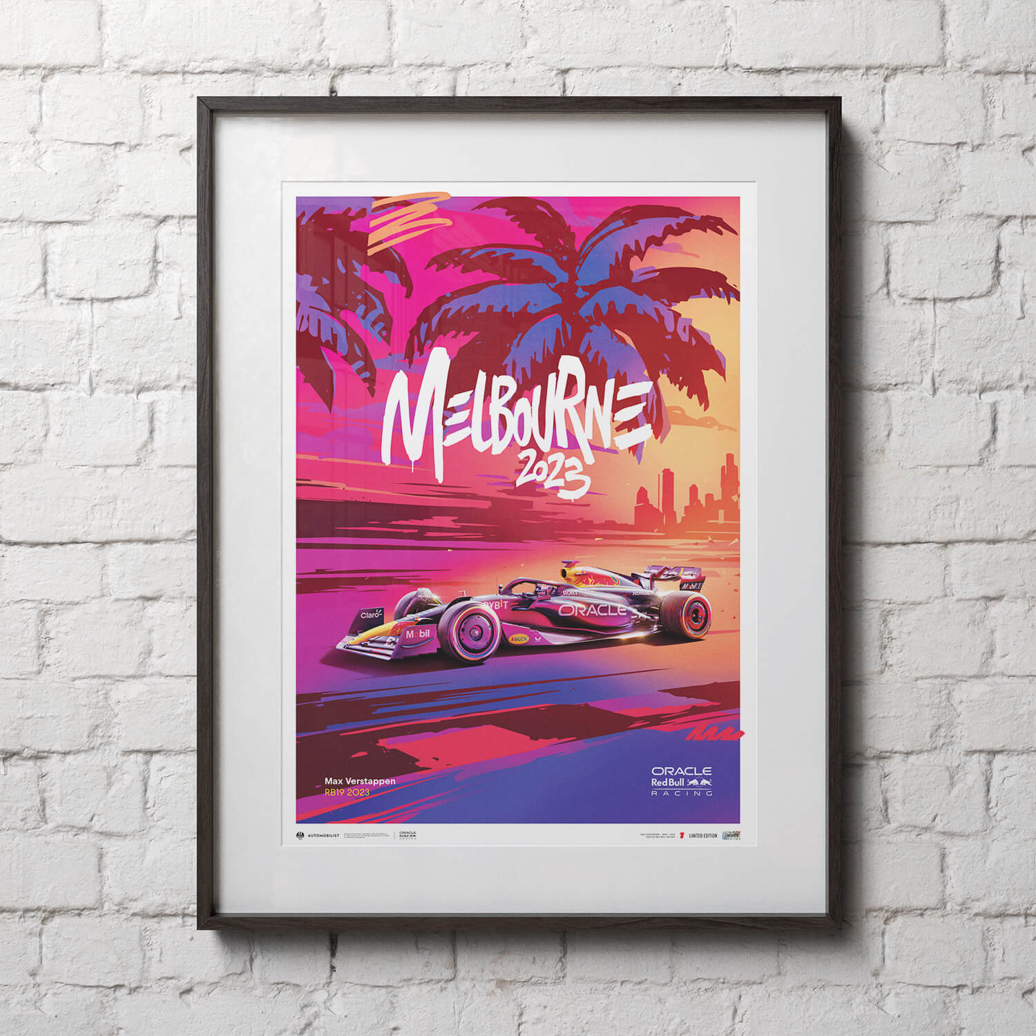 Oracle Red Bull Racing | 2023 Melbourne | Red Bull Poster