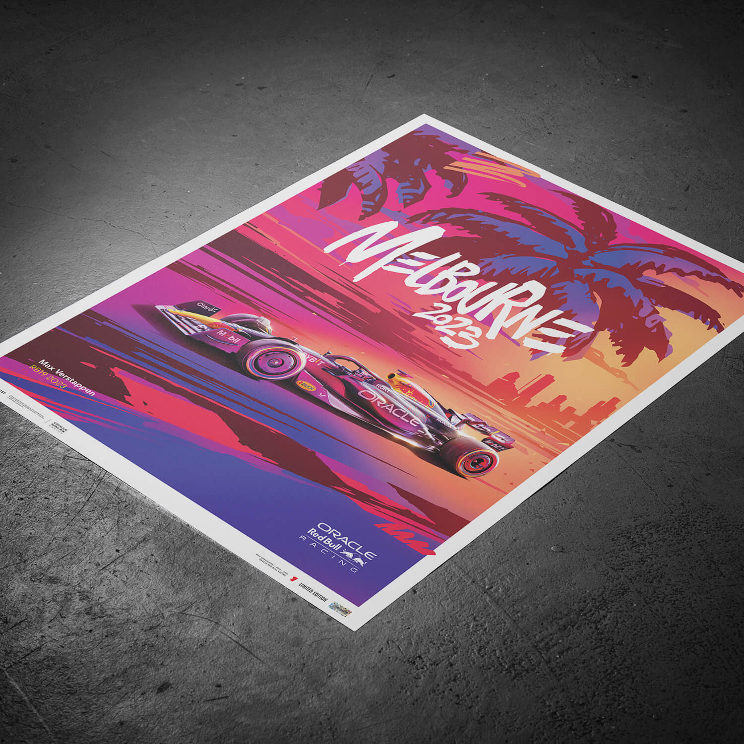 Oracle Red Bull Racing | 2023 Melbourne | Red Bull Poster