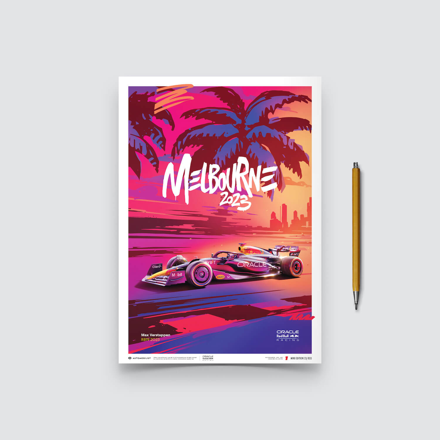 Oracle Red Bull Racing | 2023 Melbourne | Red Bull Poster