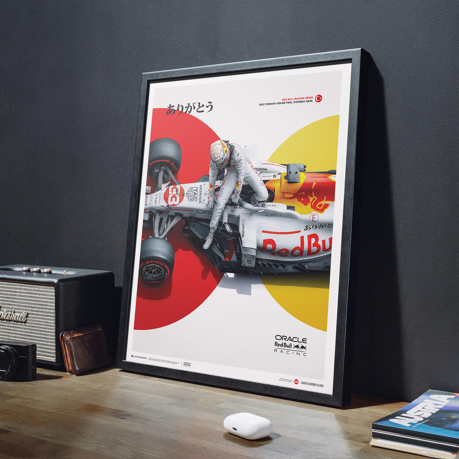 Oracle Red Bull Racing | 2021 The White Bull Honda Livery Turkish Grand Prix | Red Bull Poster