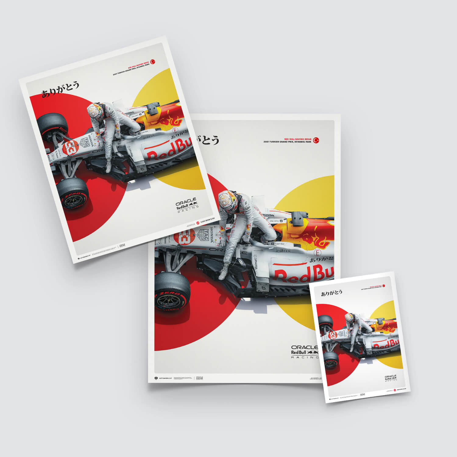 Oracle Red Bull Racing | 2021 The White Bull Honda Livery Turkish Grand Prix | Red Bull Poster