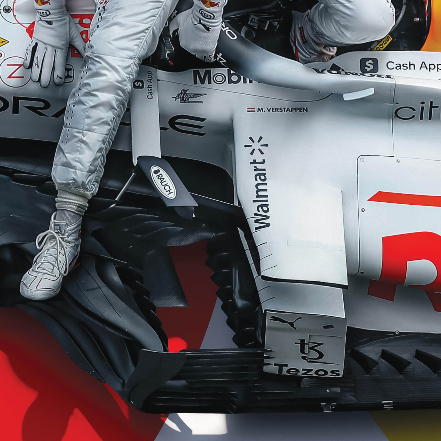 Oracle Red Bull Racing | 2021 The White Bull Honda Livery Turkish Grand Prix | Red Bull Poster