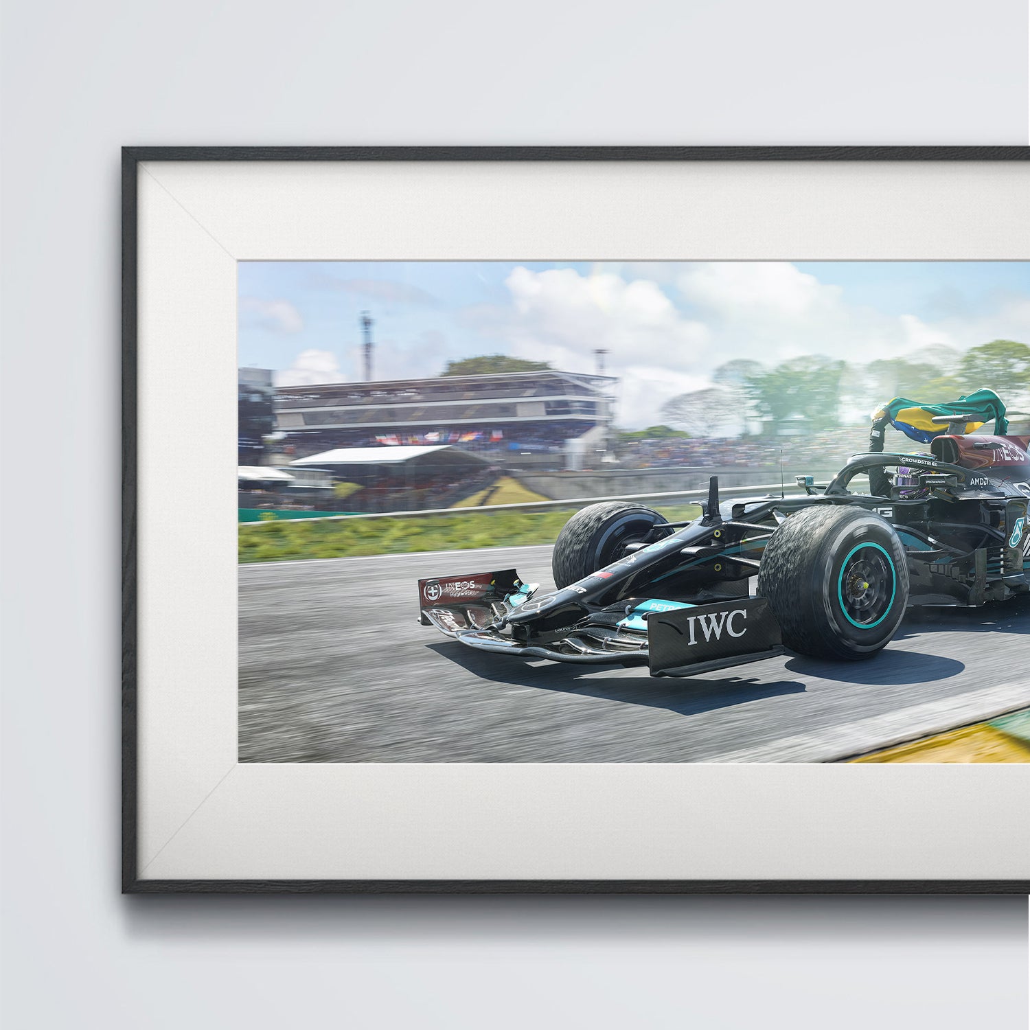 Lewis Hamilton | 2021 Obrigado Brasil Sao Paulo | Mercedes-AMG Fine Art Print