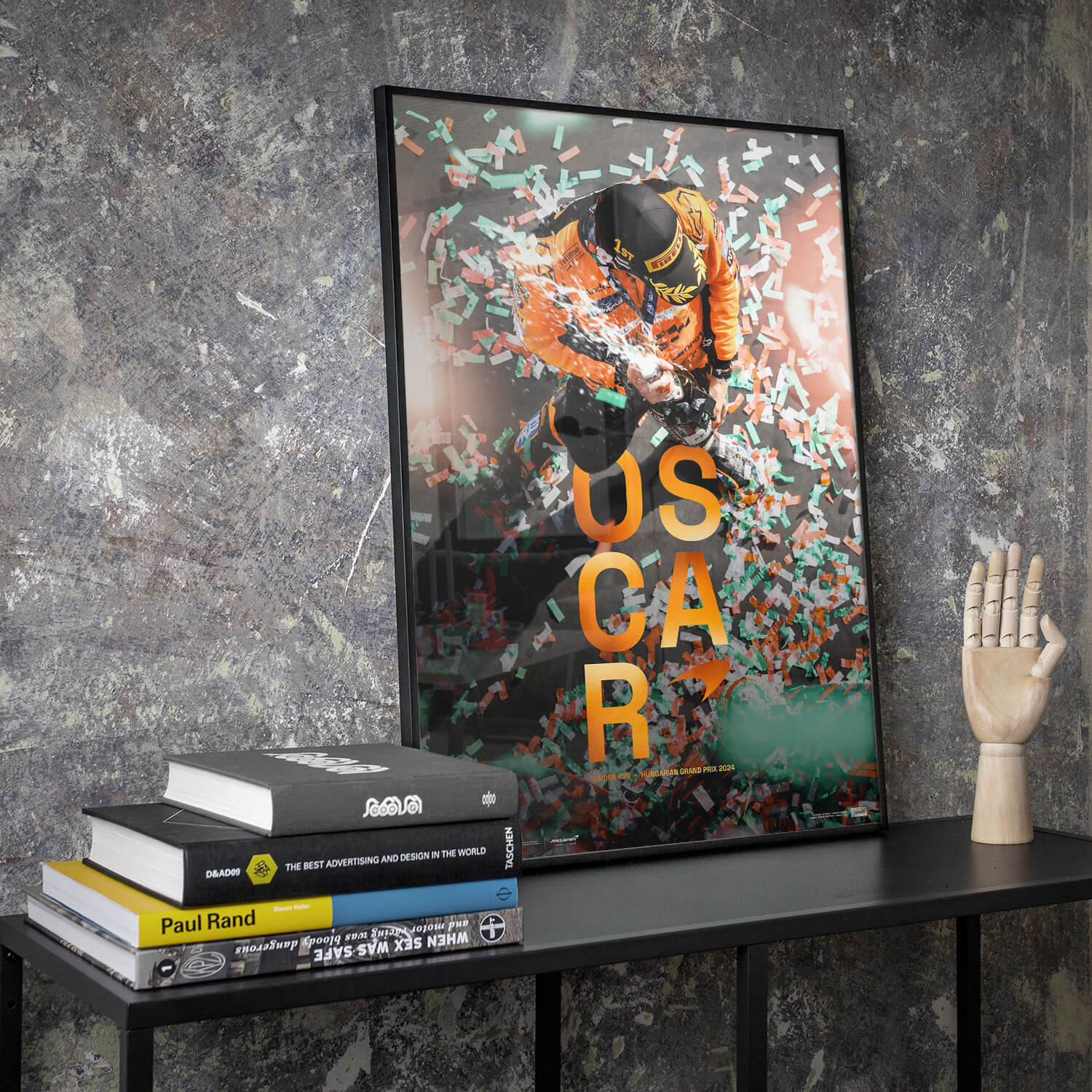 Oscar Piastri | 2024 Maiden Grand Prix Win Hungary | Collector’s Edition McLaren Formula 1 Team Poster