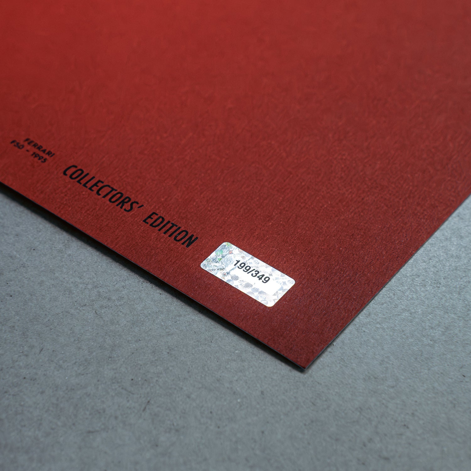 Ferrari F50 Rosso Corsa– 30th Anniversary Limited Edition | Official Poster