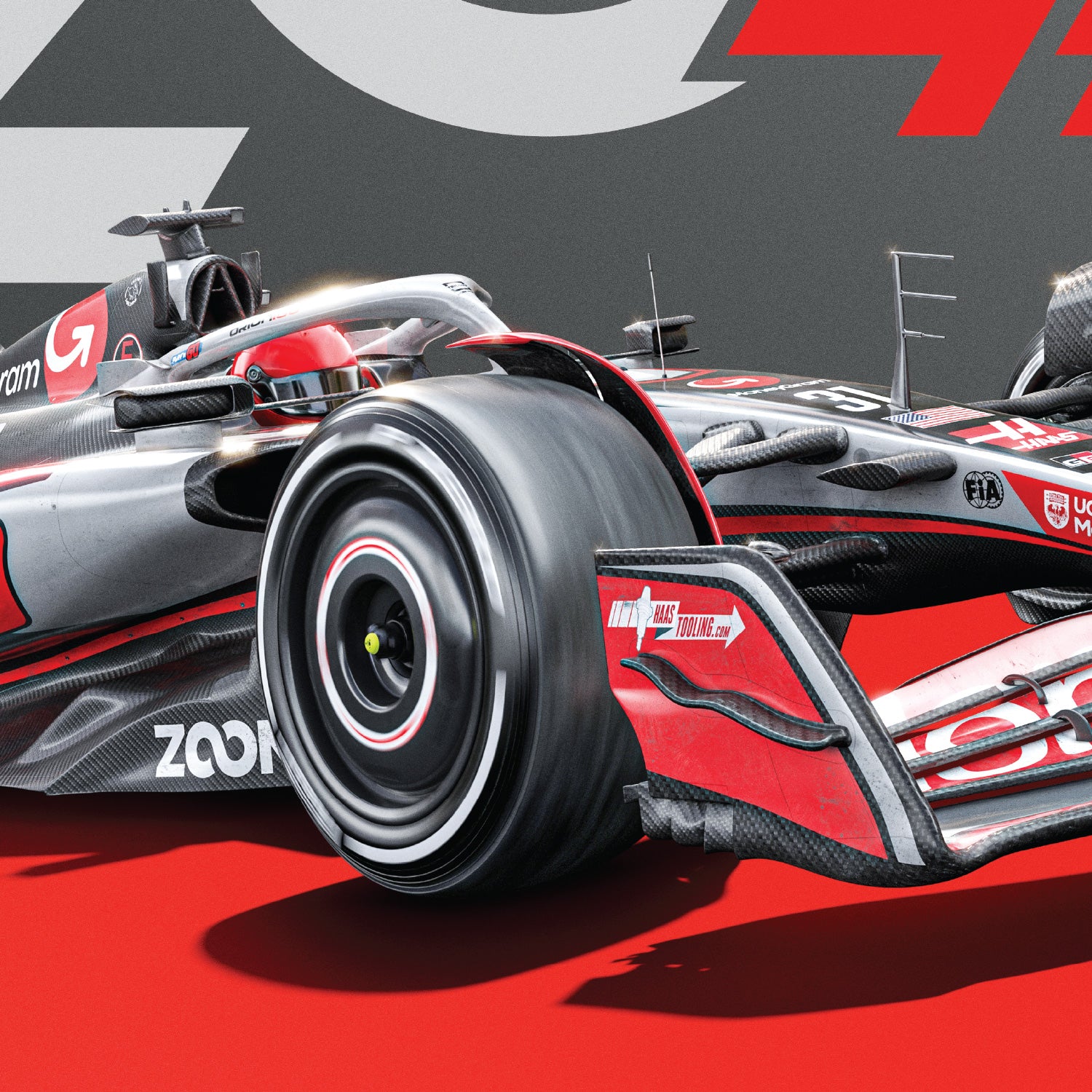 MoneyGram Haas F1® Team 200th Grand Prix™ | Montreal 2025 | Official Poster