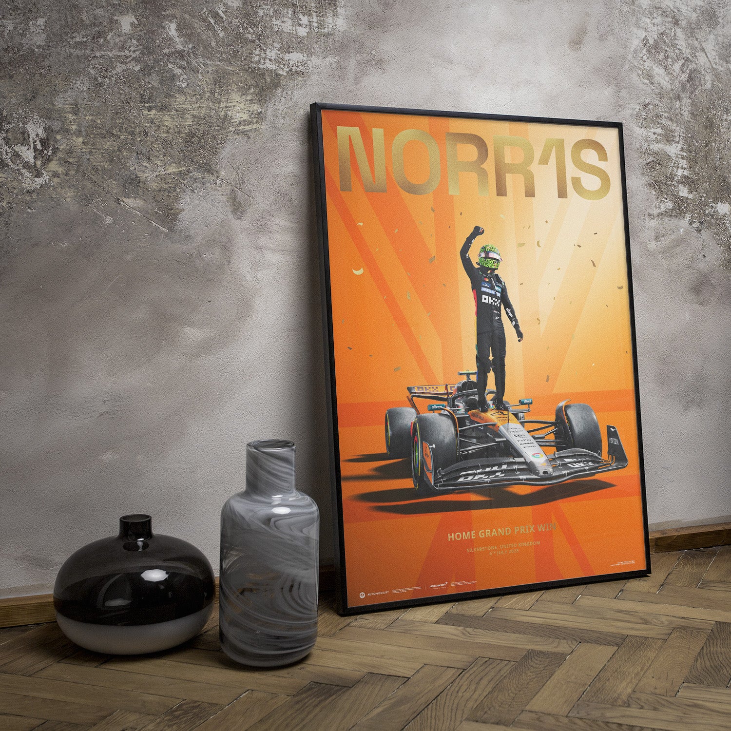 Lando Norris | Home Grand Prix Win | Silverstone 2025 | Official Poster