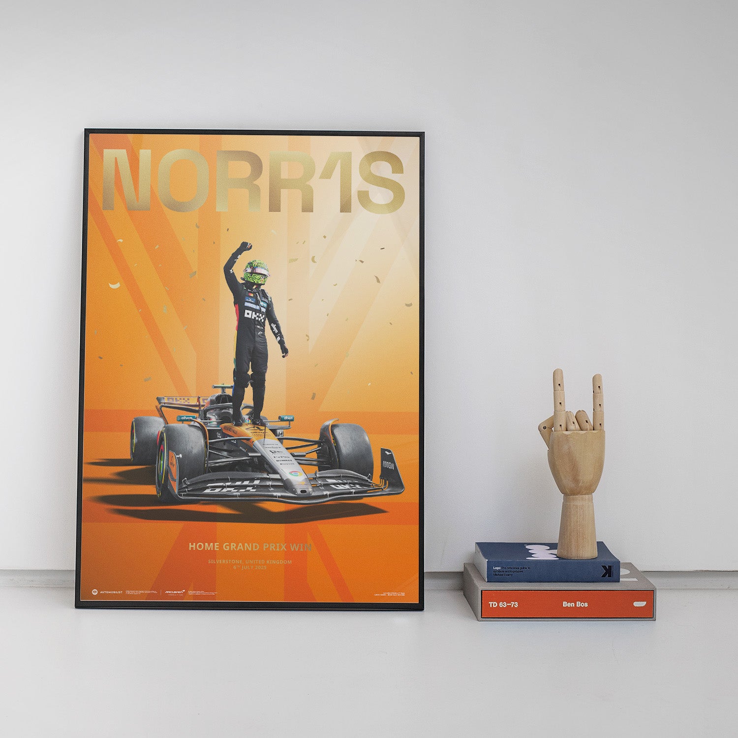 Lando Norris | Home Grand Prix Win | Silverstone 2025 | Official Poster