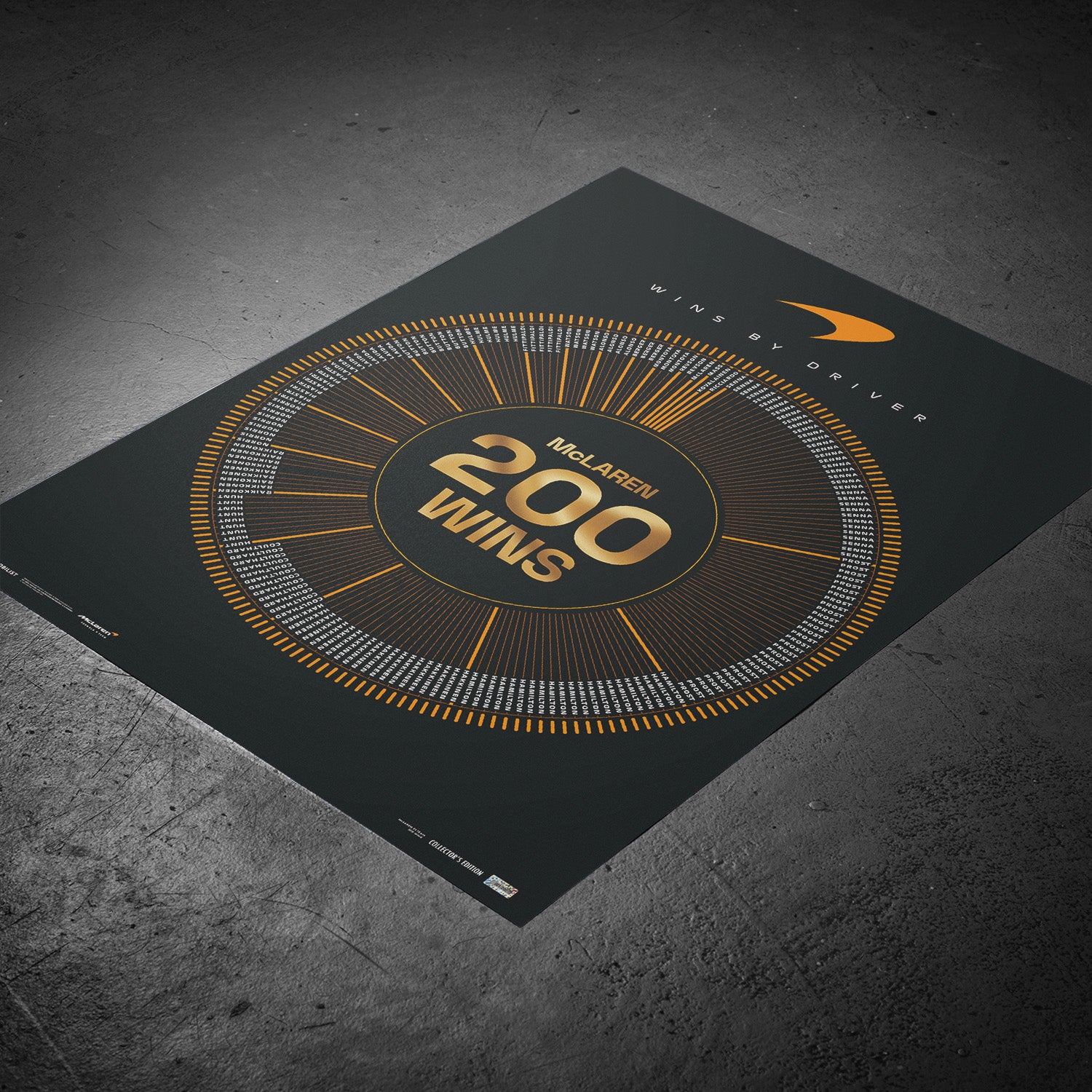 200 Wins | McLaren Formula 1 Team | Official Poster