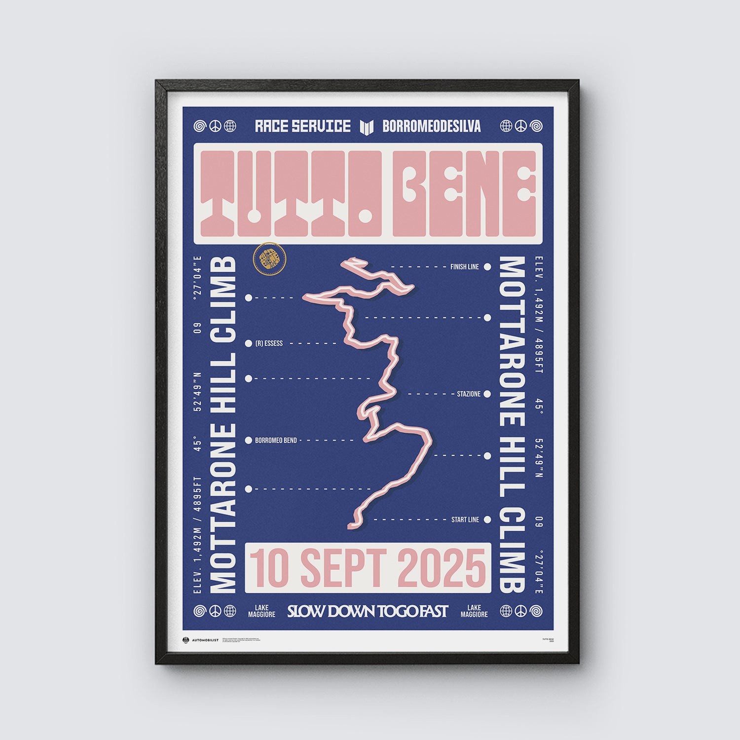 Tutto Bene | Mottarone Hill Climb | Official Poster