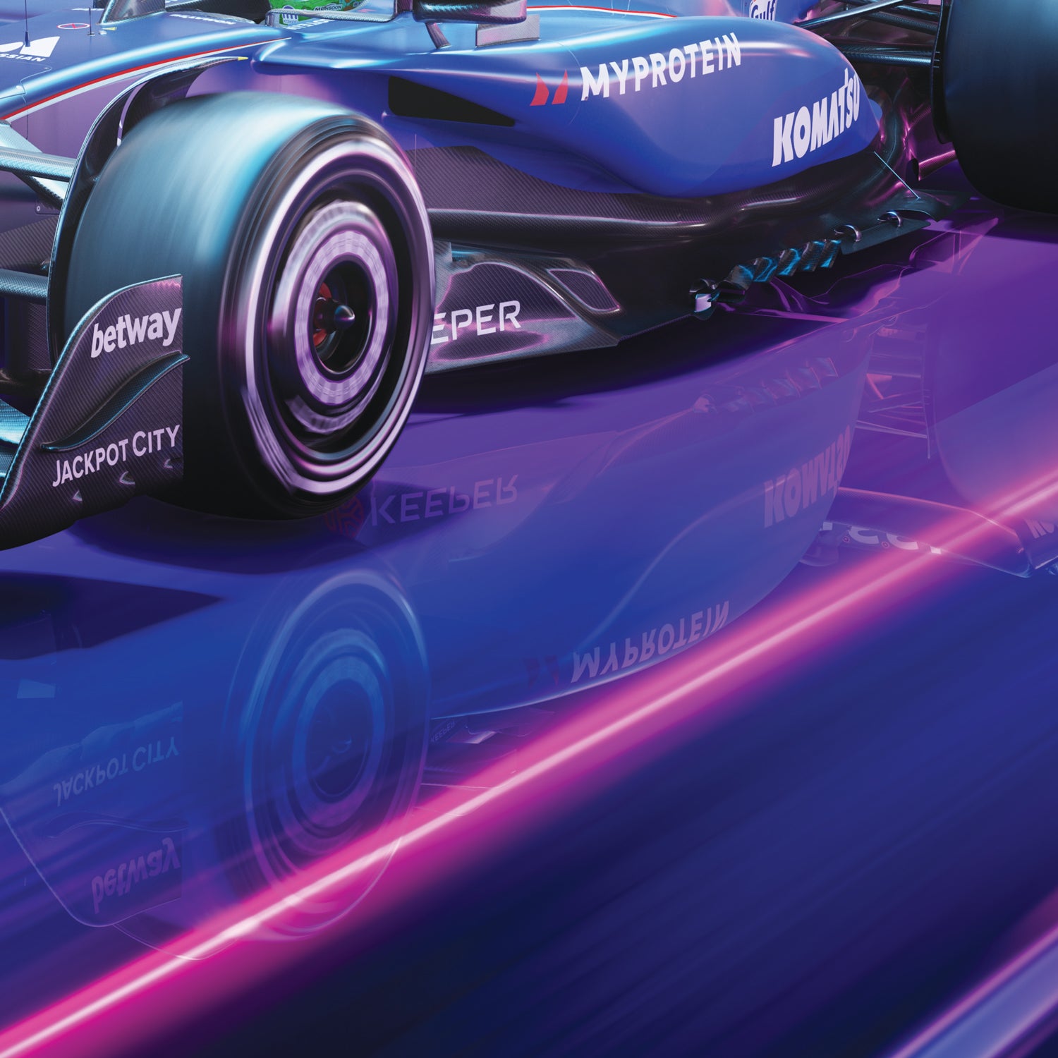 Atlassian Williams Racing | FORMULA 1 SINGAPORE GRAND PRIX 2025 | Official Poster
