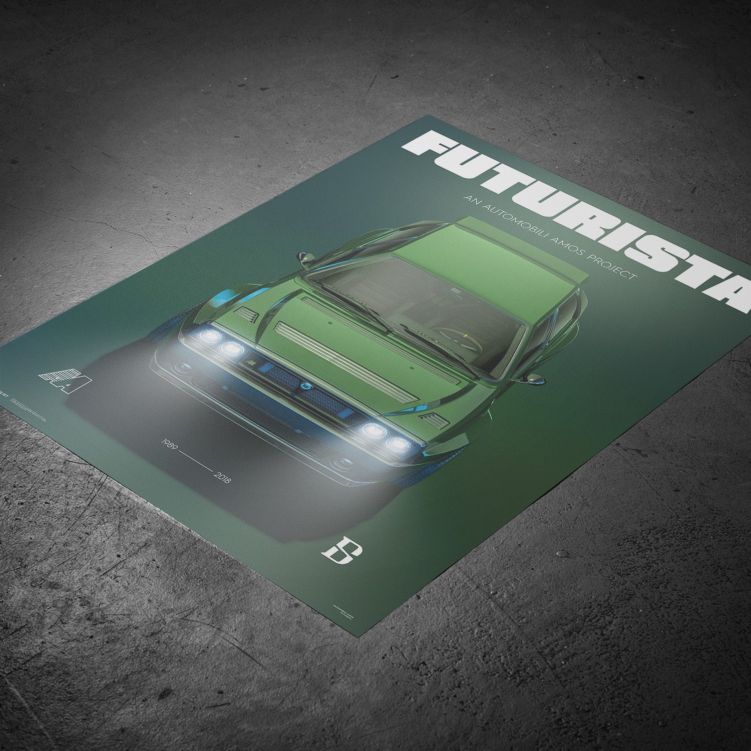 Automobili Amos | Futurista | Official Poster