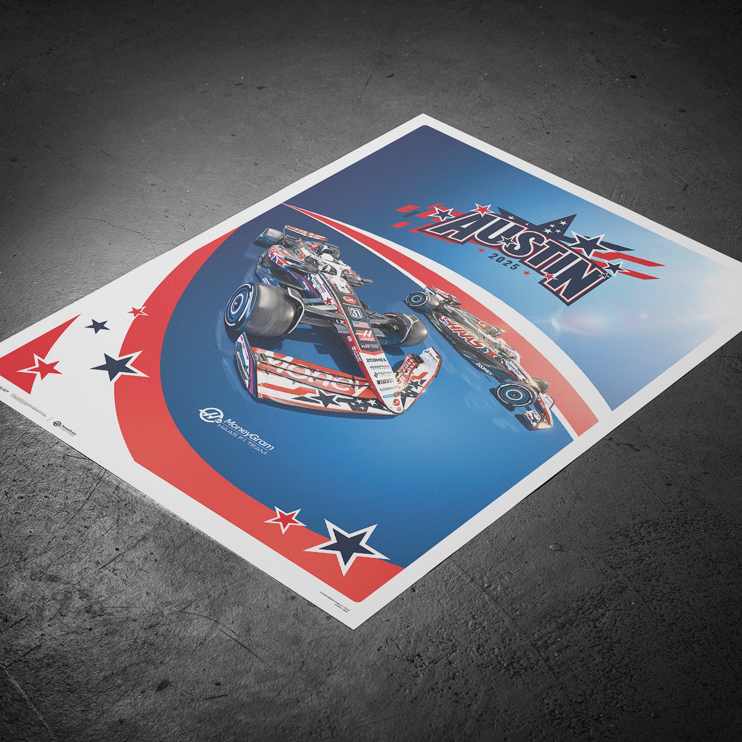 MoneyGram Haas F1® Team | Austin 2025 ! Official Poster