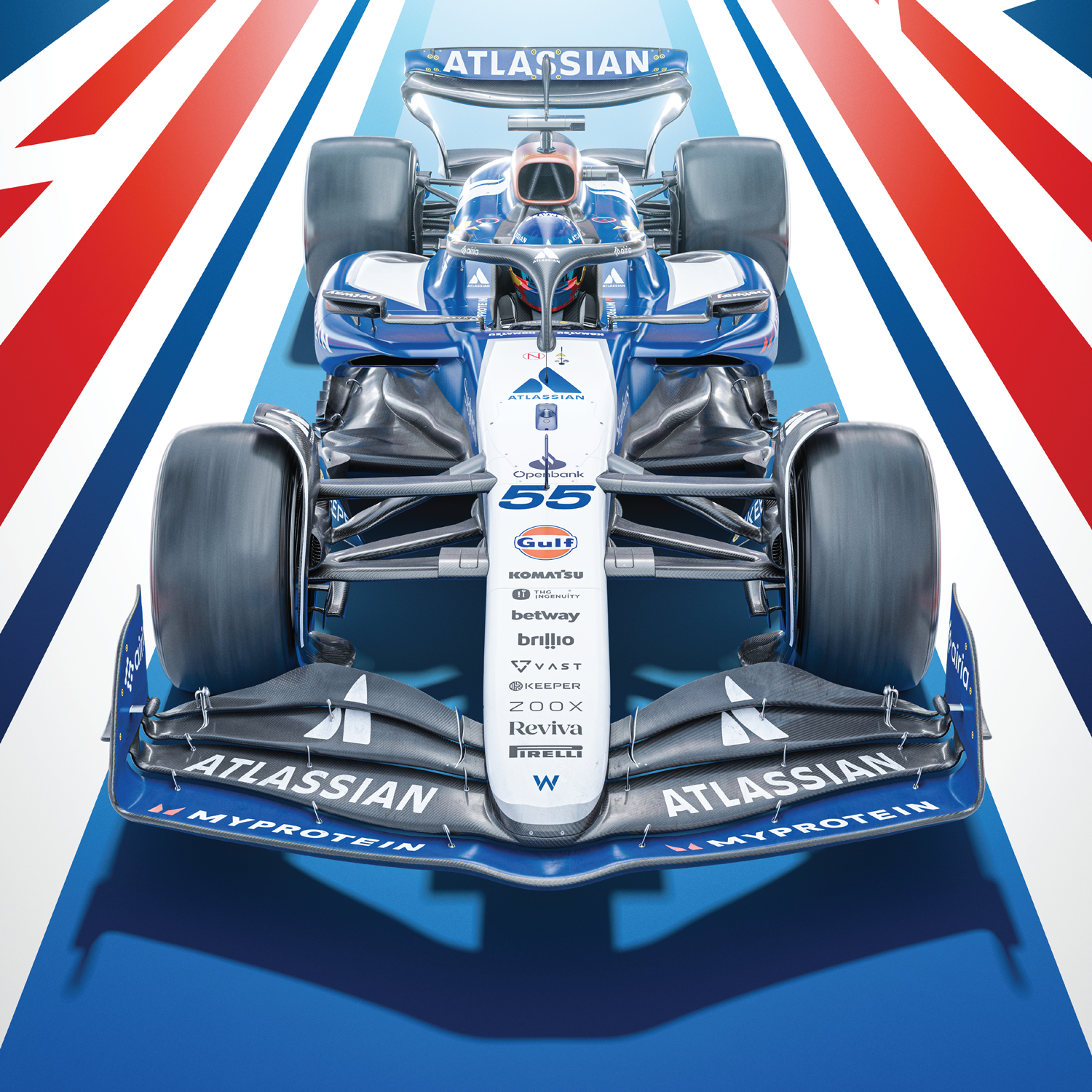 Atlassian Williams Racing | FORMULA 1 UNITED STATES GRAND PRIX 2025 | Official Poster