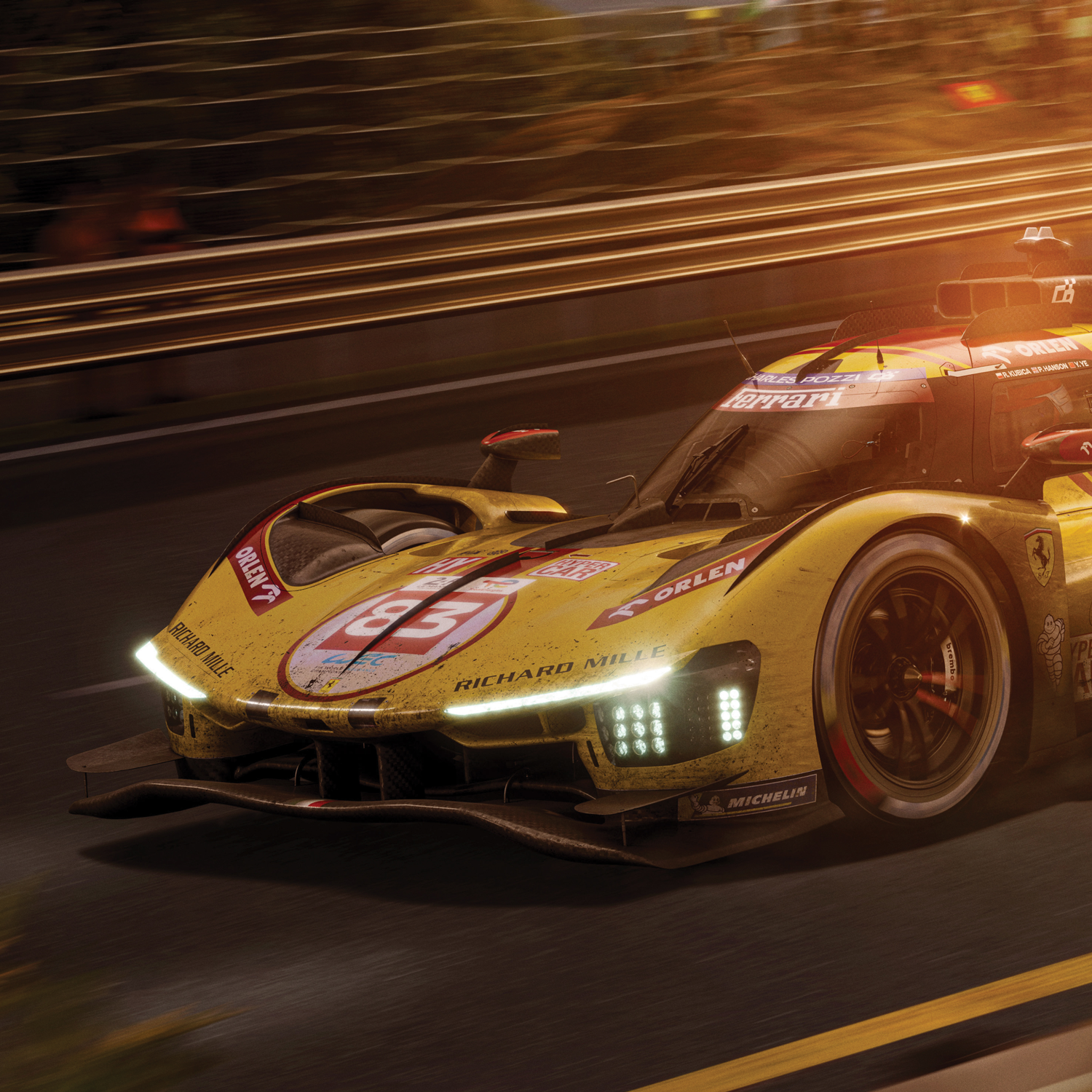 Ferrari 499P AF Corse | 24 Heures du Mans 2025 Winner | Official Poster