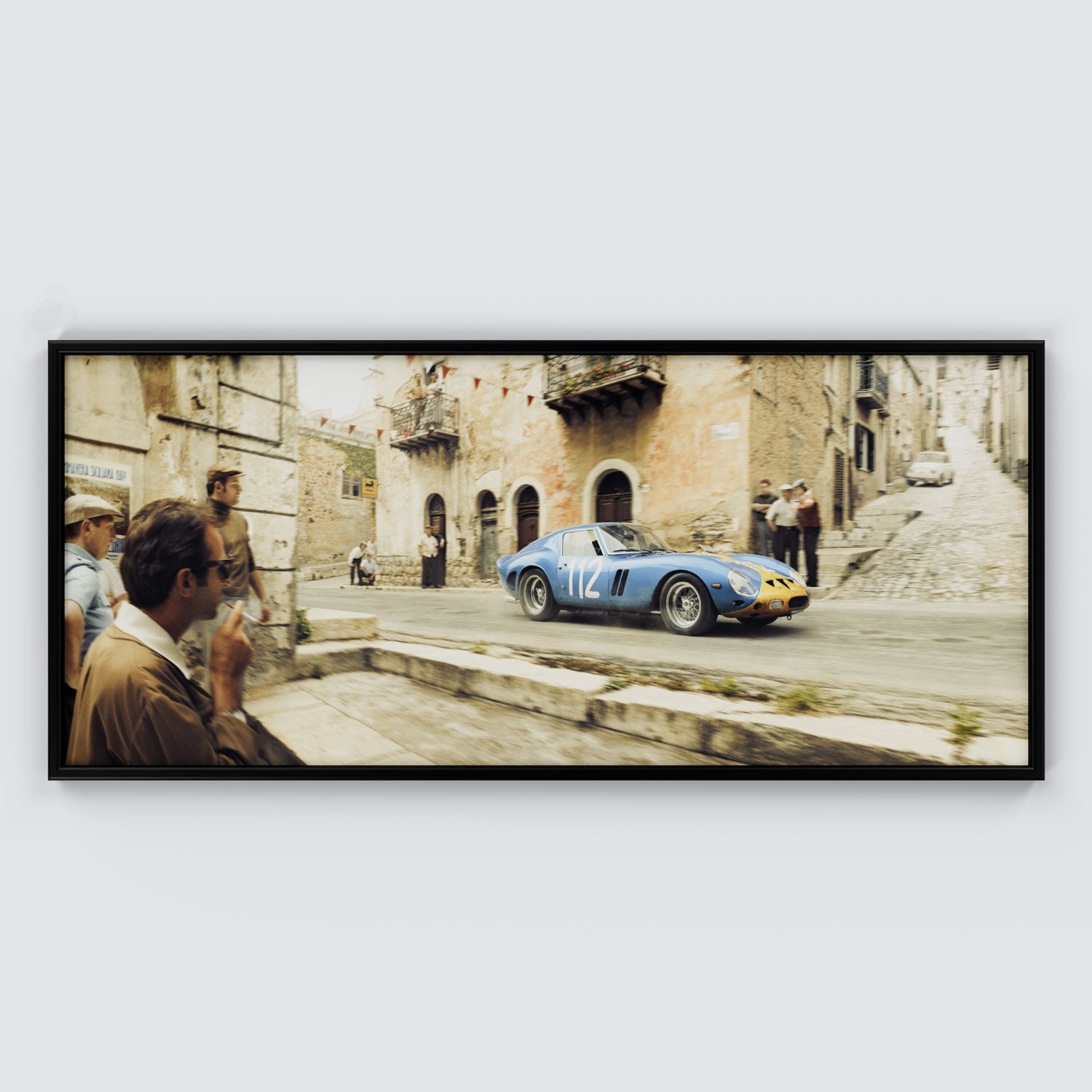 A Swede Swerves Through Sicilians - Ferrari 250 GTO - Ulf Norinder - Targa Florio - 1964 | Metal Print