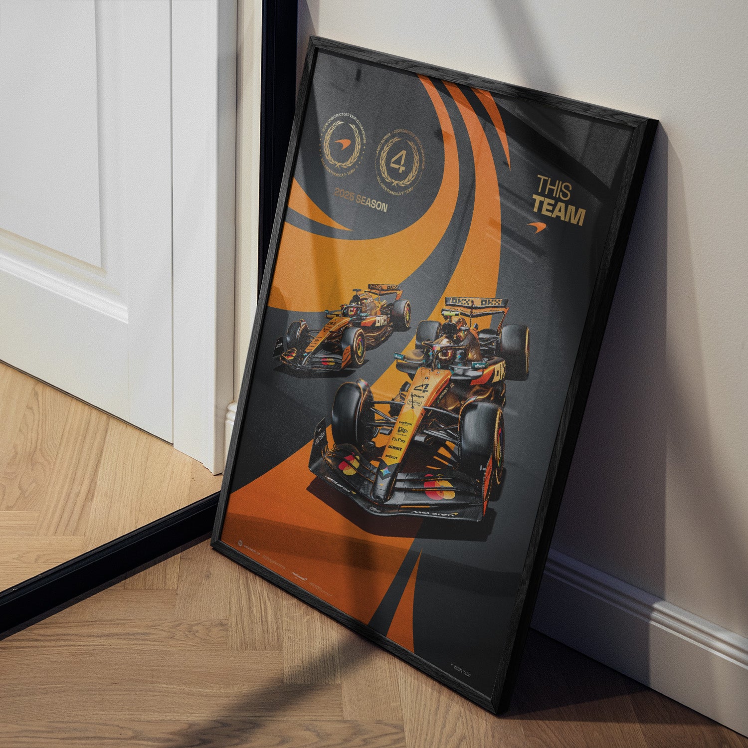 McLaren Formula 1® Team | 2025 Double Crown | Official Poster