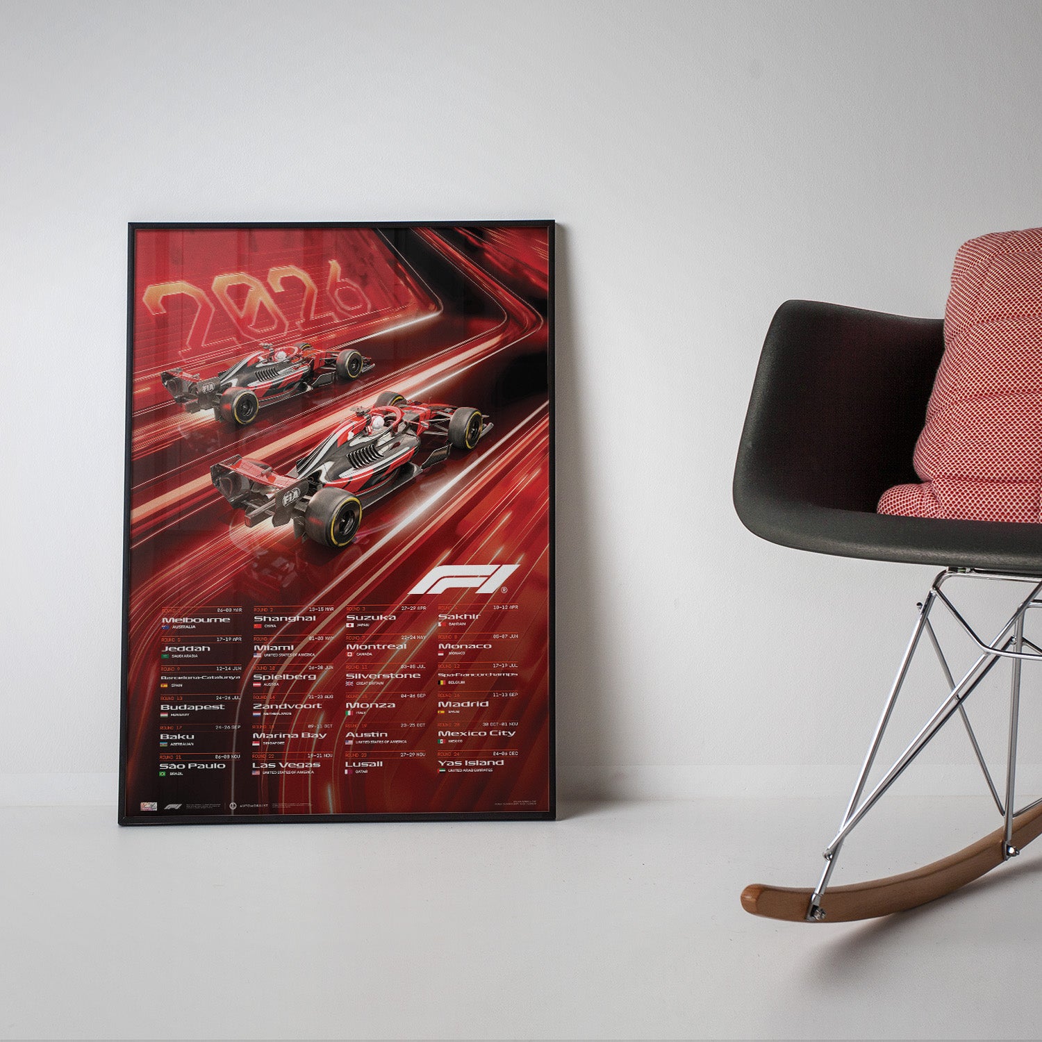 Formula 1® | Calendar Poster | 2026