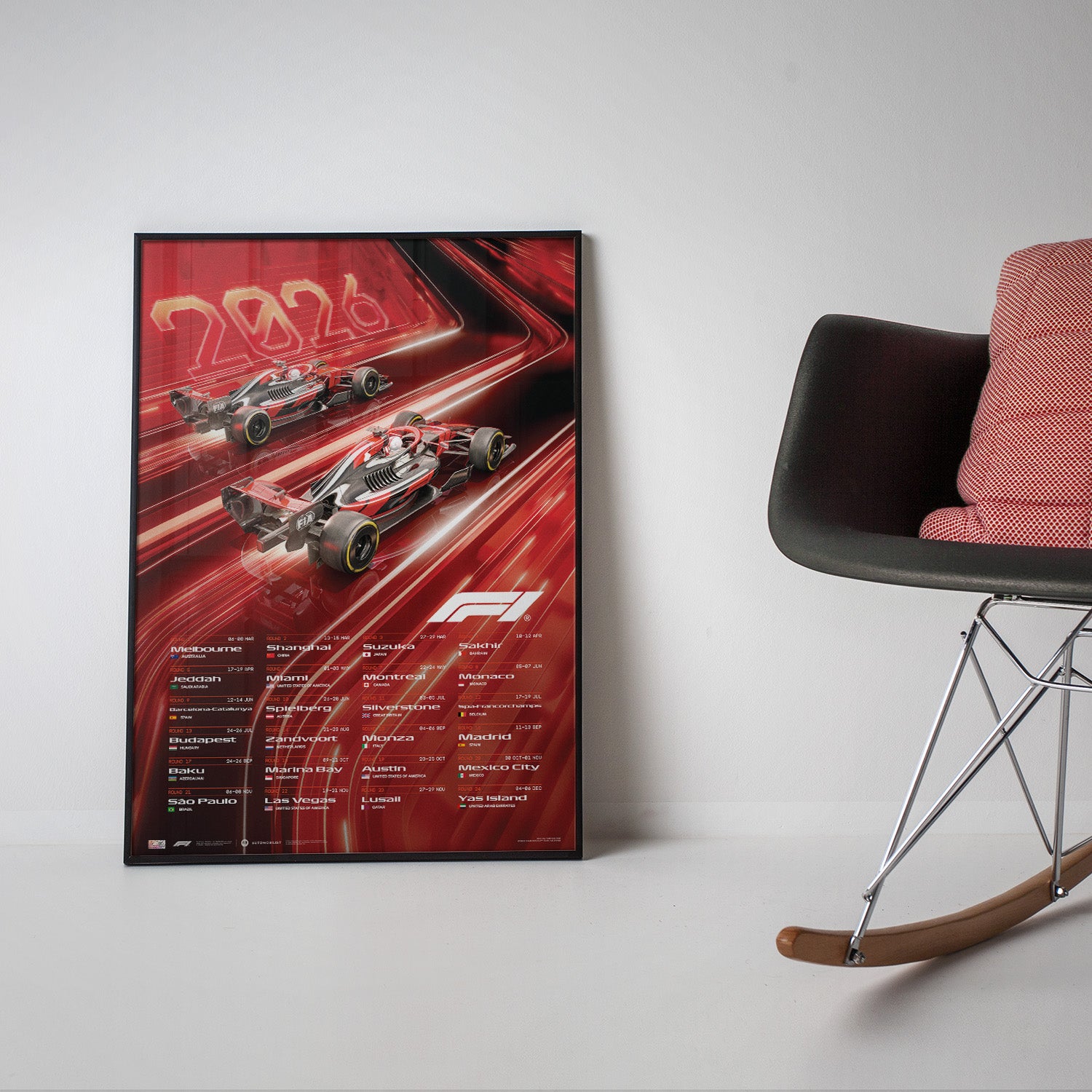 Formula 1® | Calendar Poster | 2026