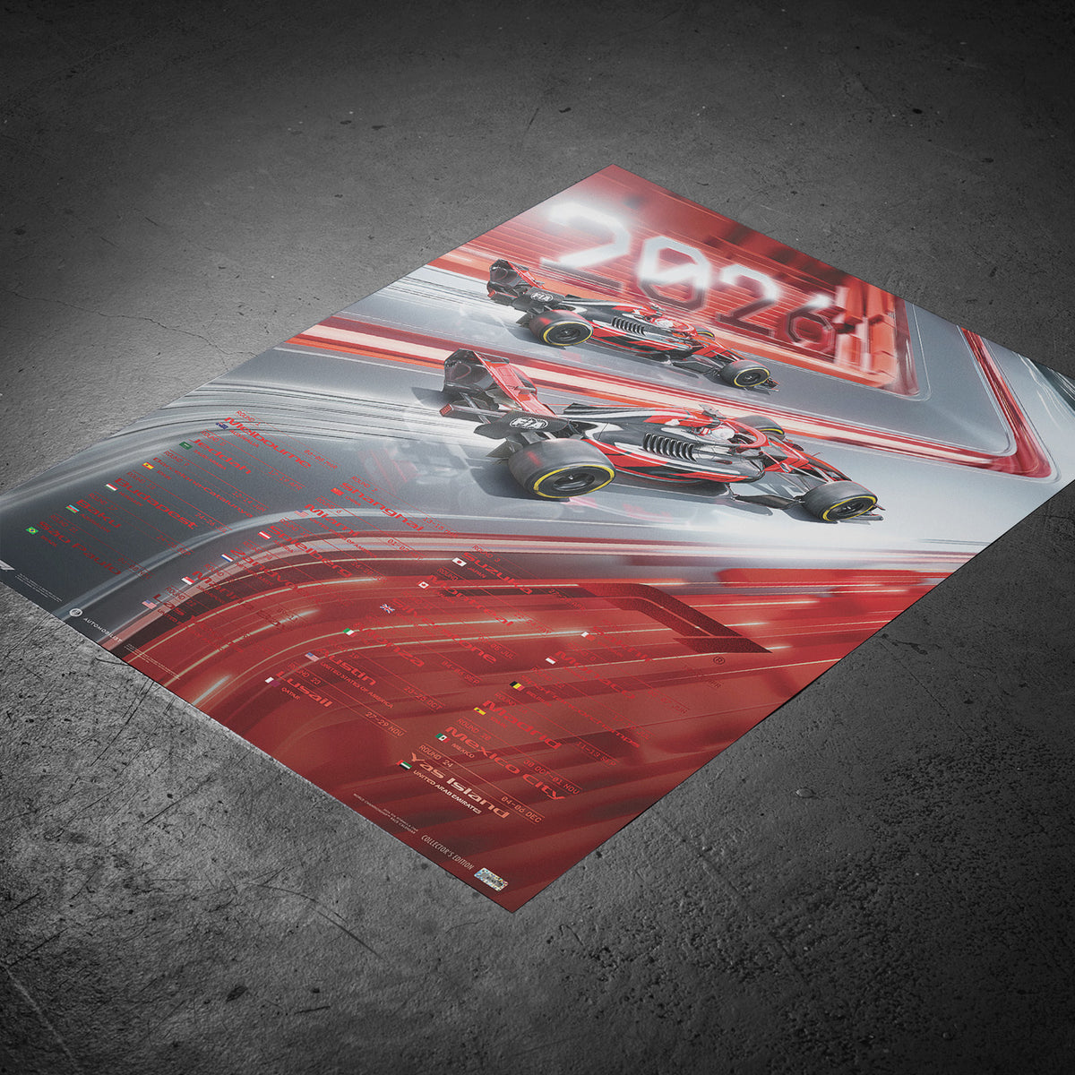 Formula 1® | Calendar Poster | 2026 | Collector's Edition