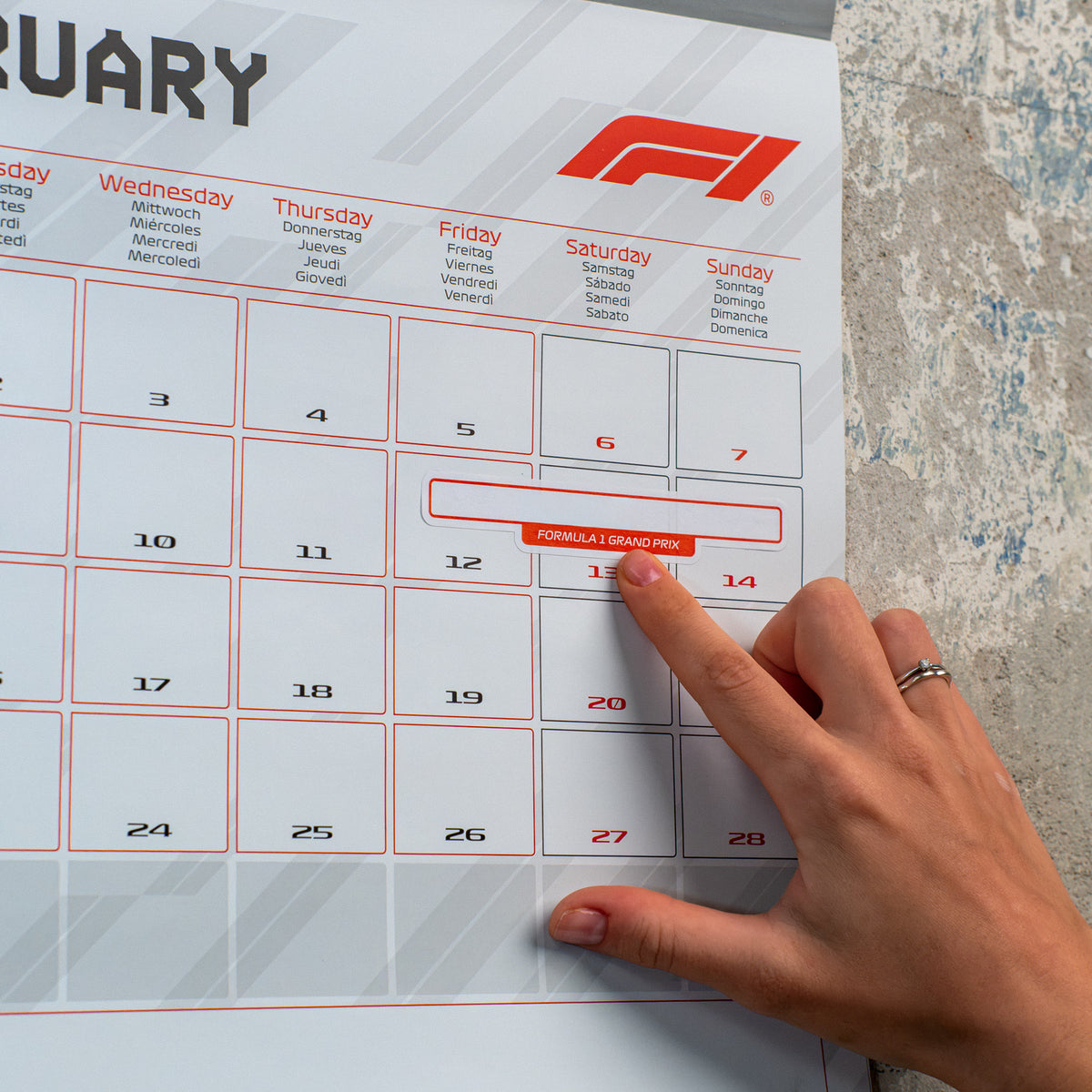 Formula 1® - Official Calendar - 2027