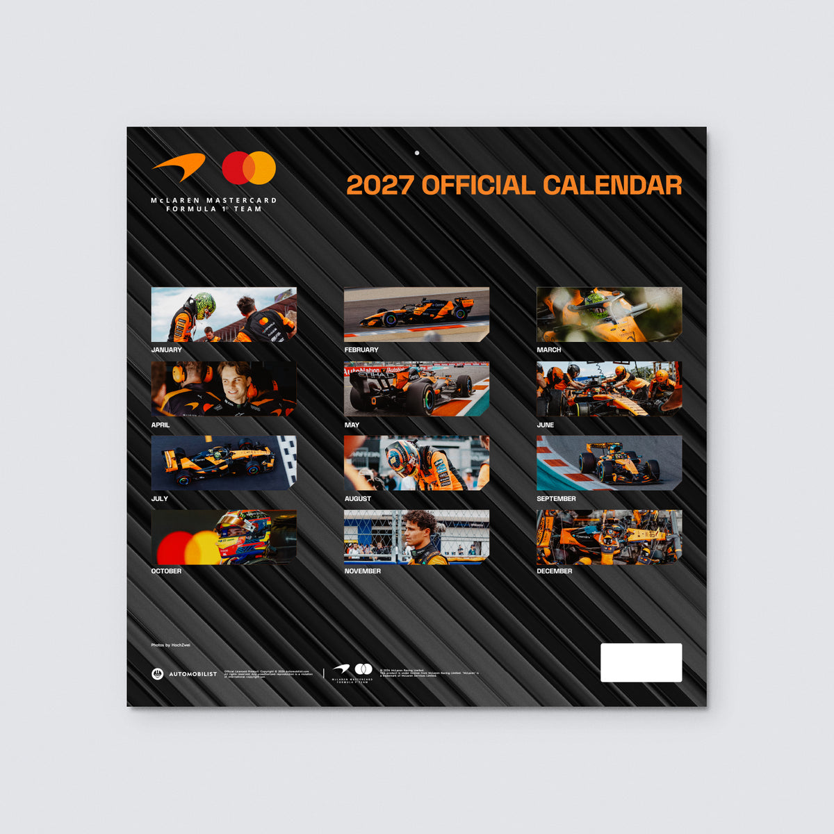 McLaren Mastercard Formula 1® Team - Official Calendar - 2027