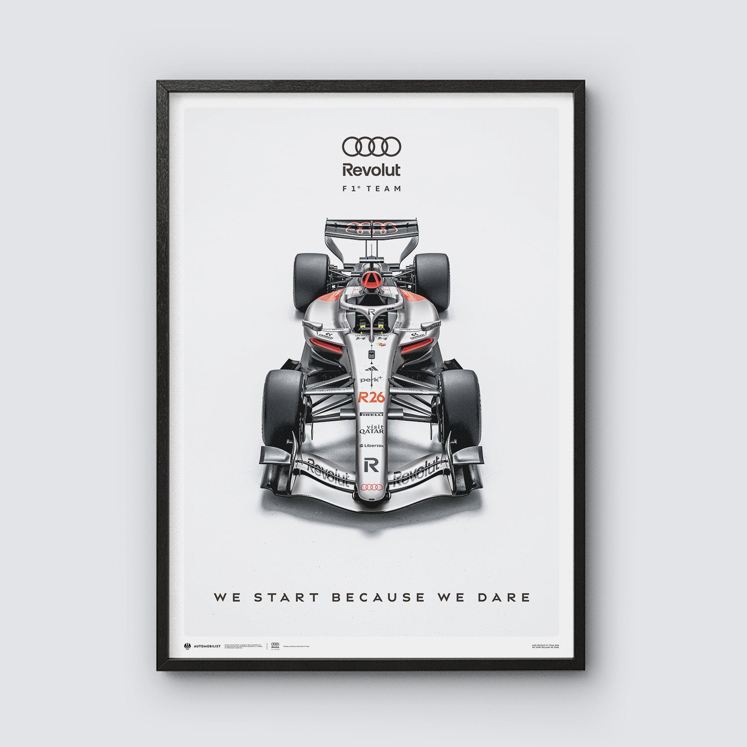 Audi Revolut F1® Team | Audi R26 | Poster