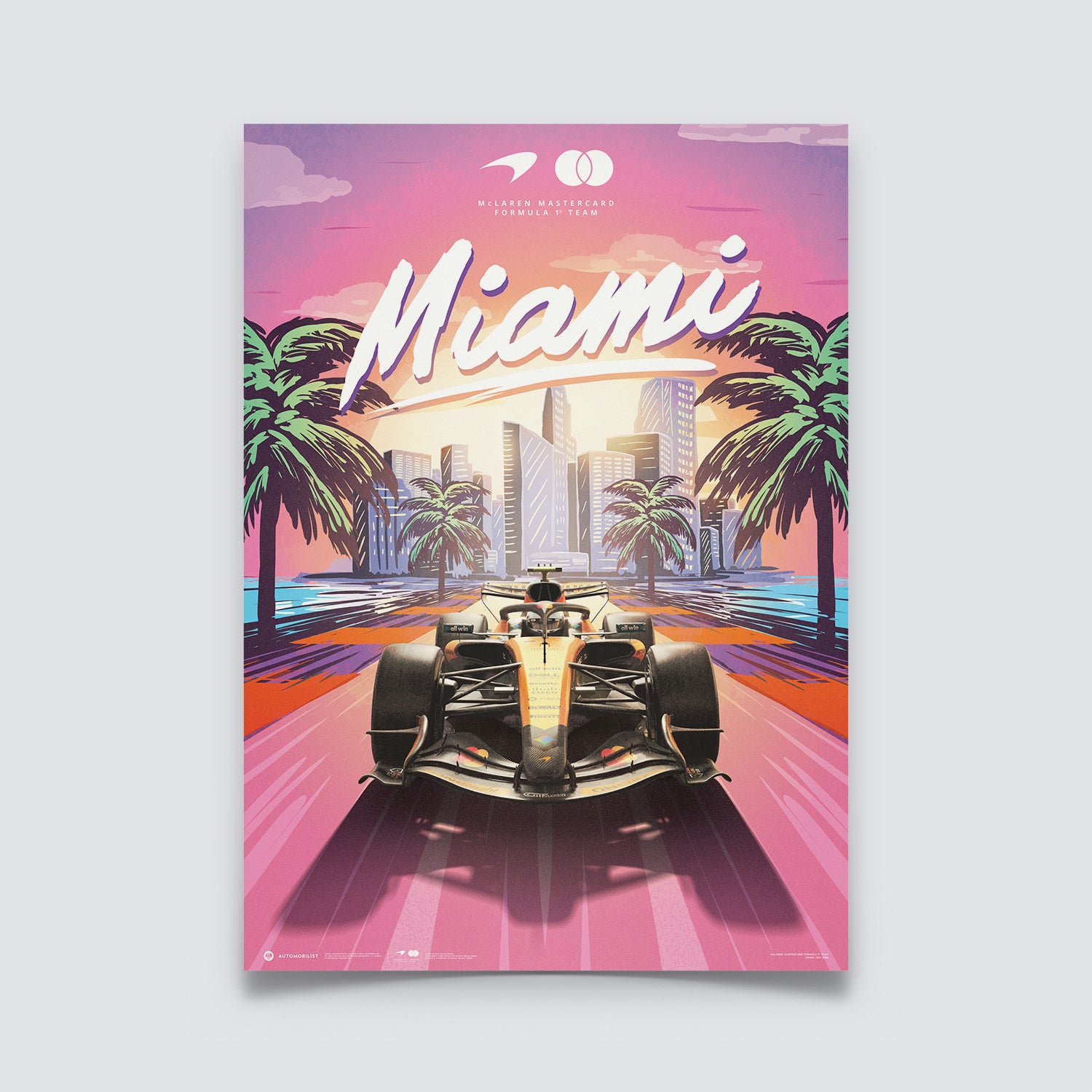 McLaren Mastercard Formula 1® Team | Miami 2026 | Official Poster