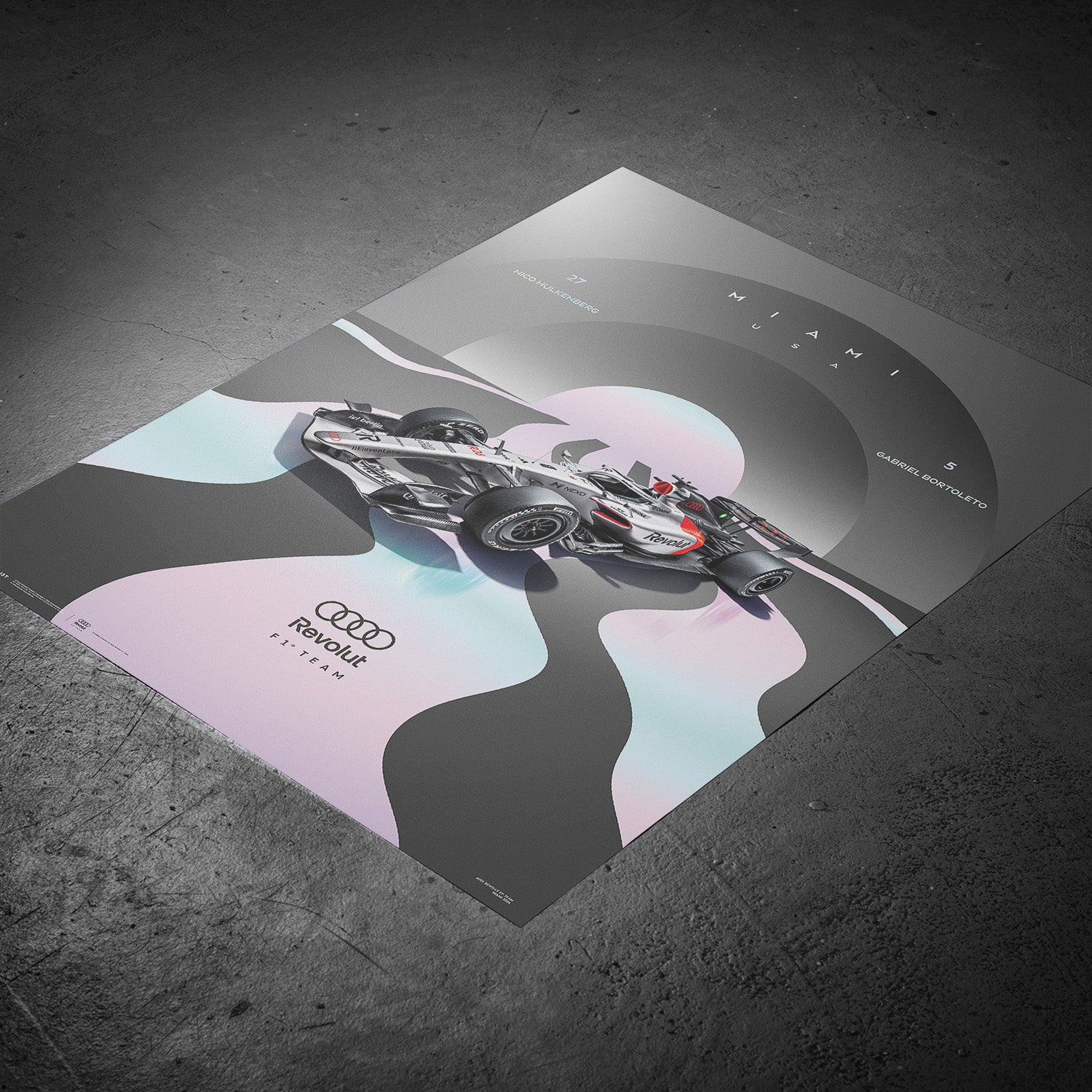 Audi Revolut F1® Team | Miami 2026 | Official Poster