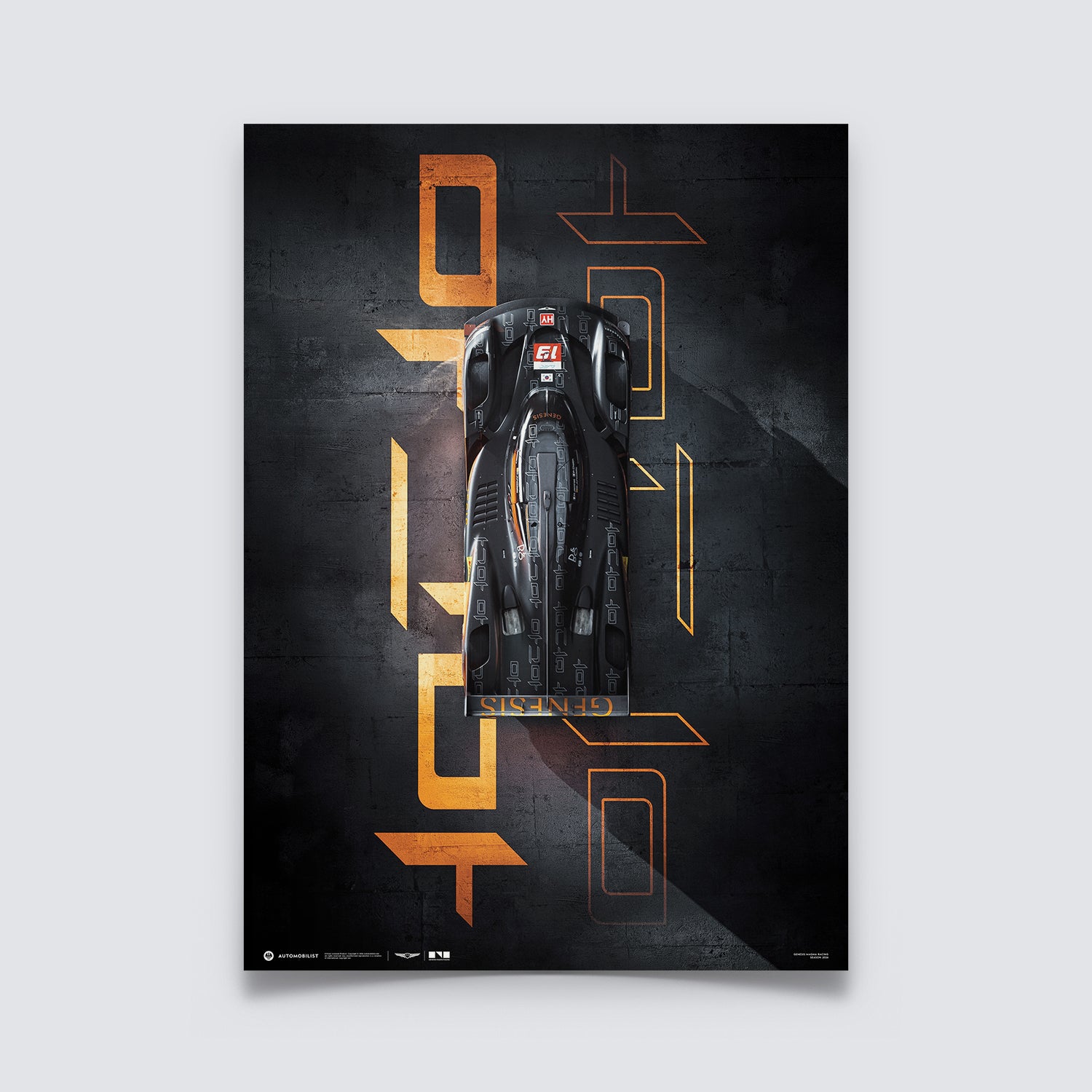 Genesis Magma Racing 2026 | GMR-001 Hypercar | Official Poster