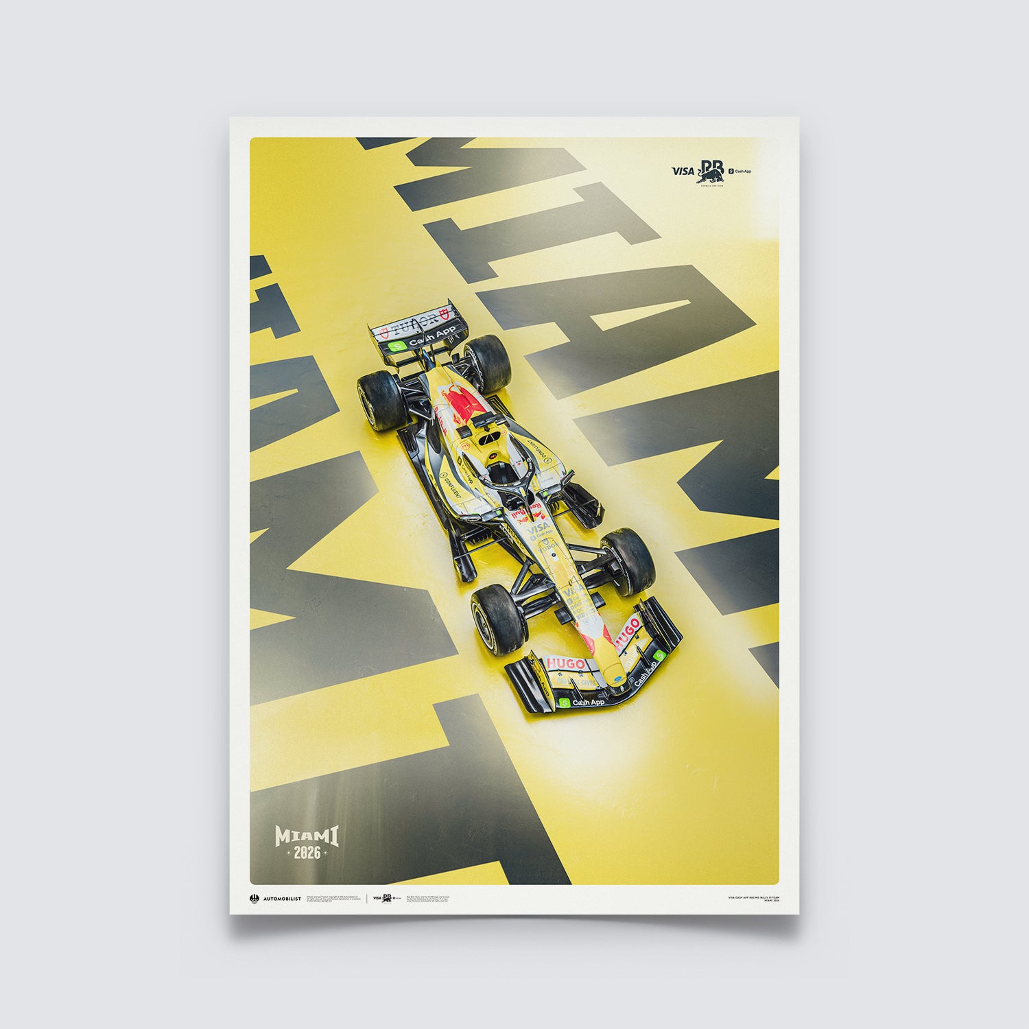 Visa Cash App RB Formula One Team | Miami 2026 Special Livery | Official Poster