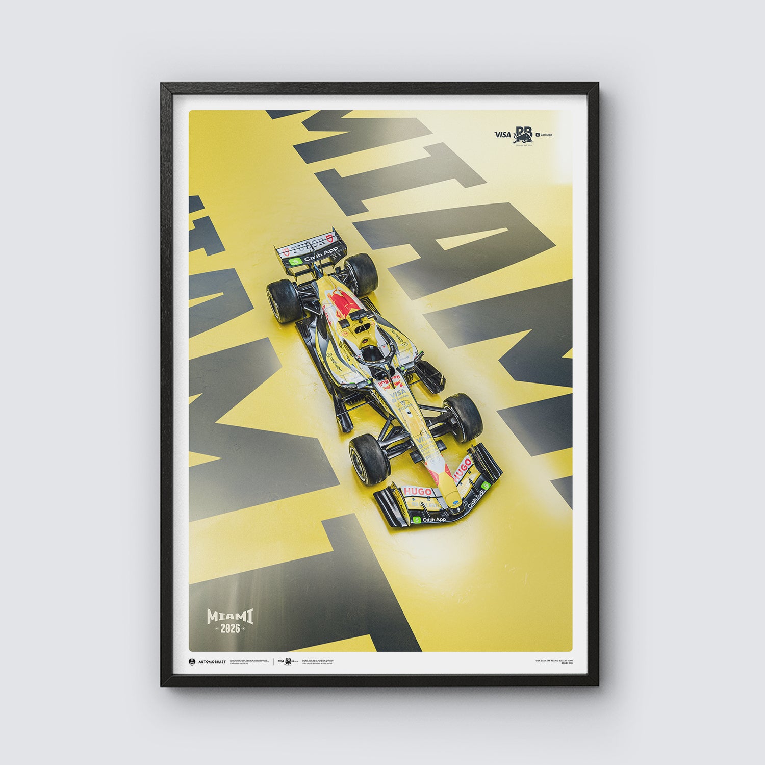 Visa Cash App RB Formula One Team | Miami 2026 Special Livery | Official Poster
