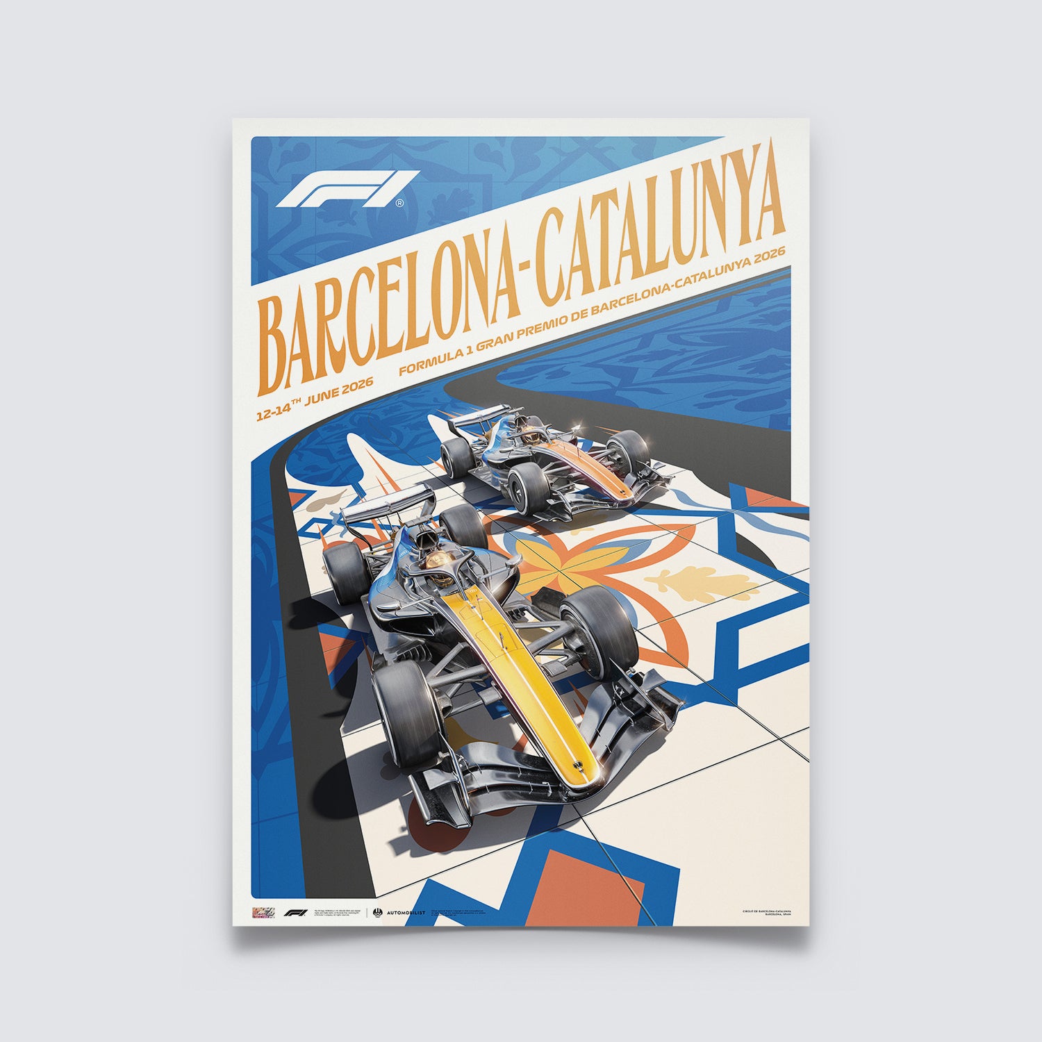 FORMULA 1 GRAN PREMIO DE BARCELONA-CATALUNYA 2026 | Official Event Poster