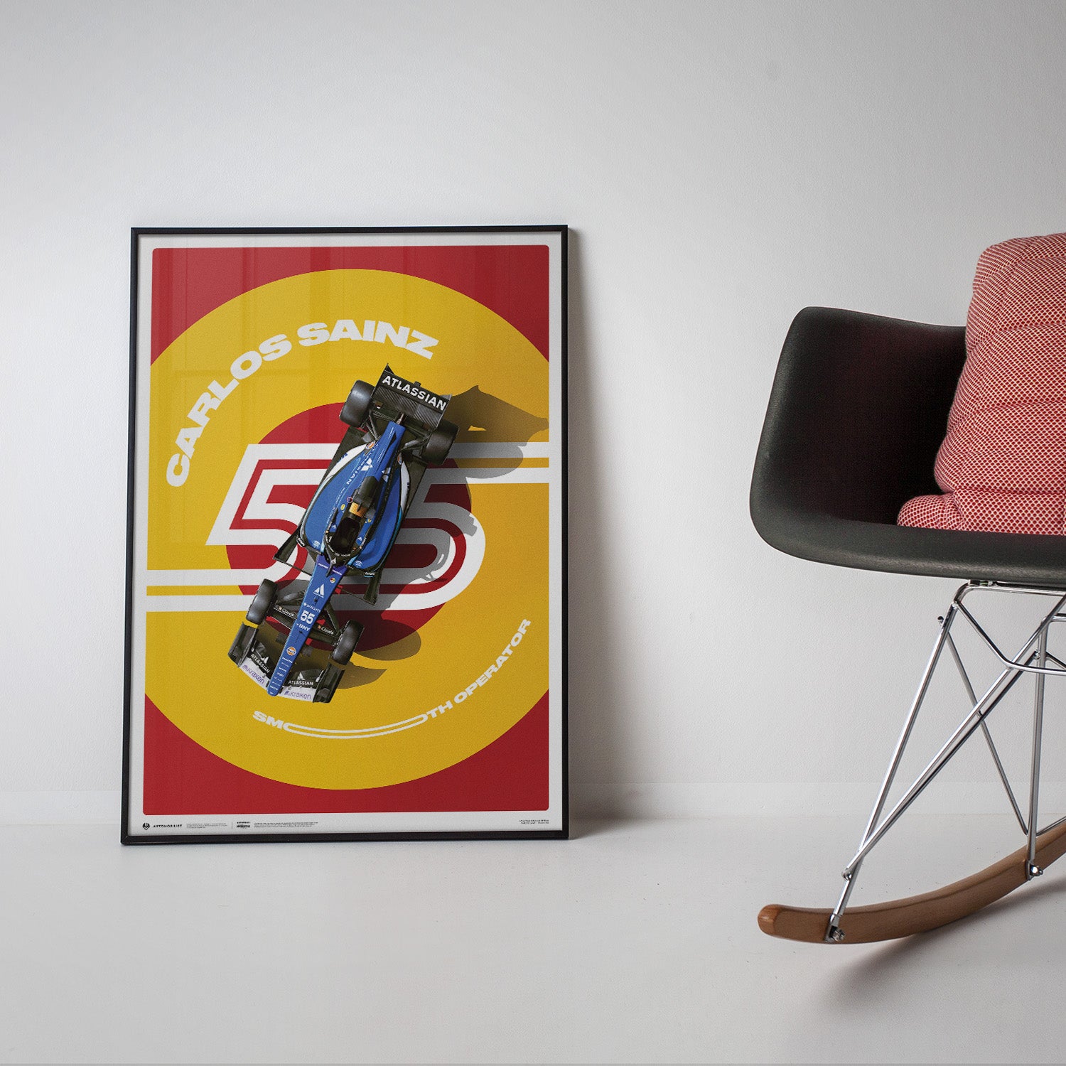 Atlassian Williams F1 Team | Carlos Sainz Spain 2026 | Official Poster (TRACKSIDE)