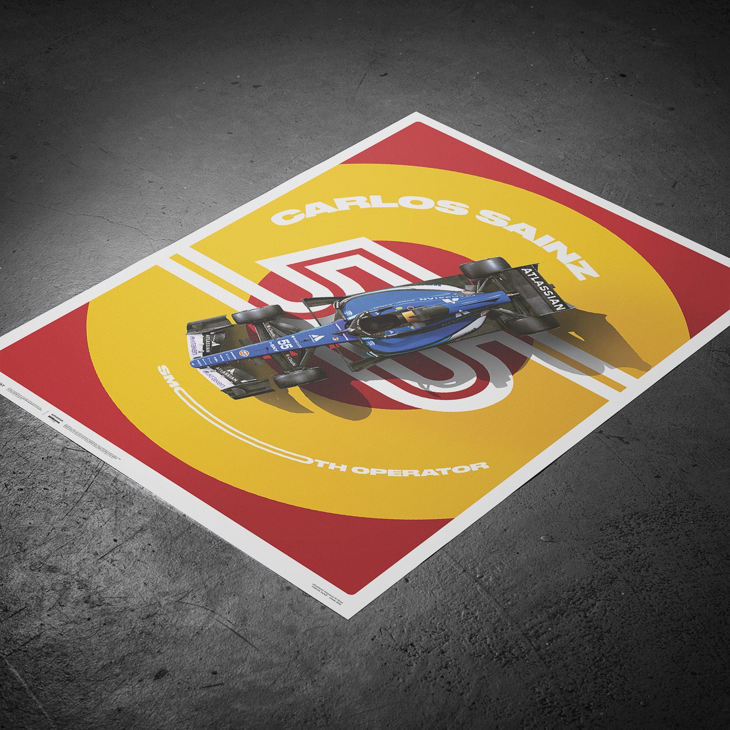 Atlassian Williams F1 Team | Carlos Sainz Spain 2026 | Official Poster