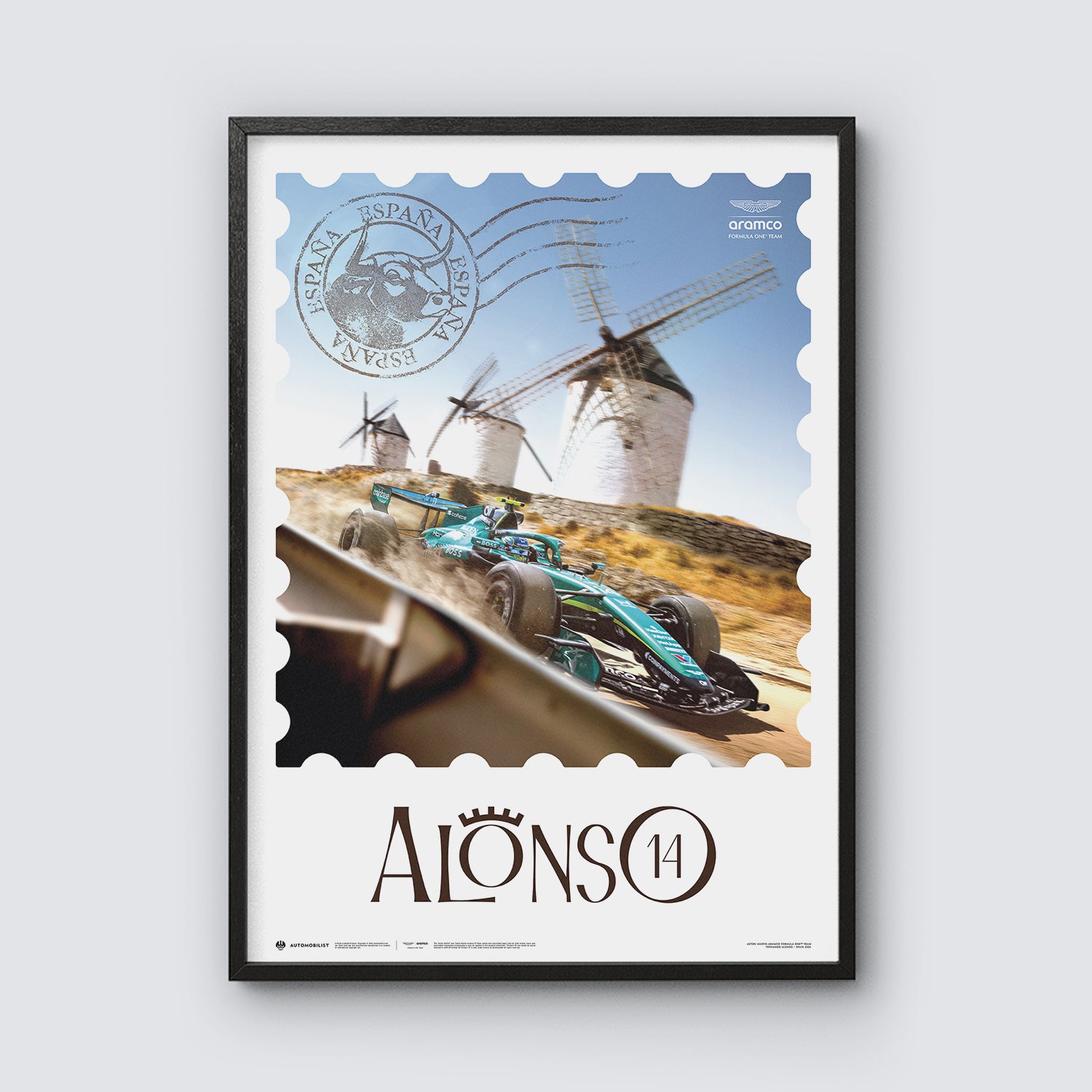 Aston Martin Aramco Formula One Team | Fernando Alonso Spain 2026 | Official Poster