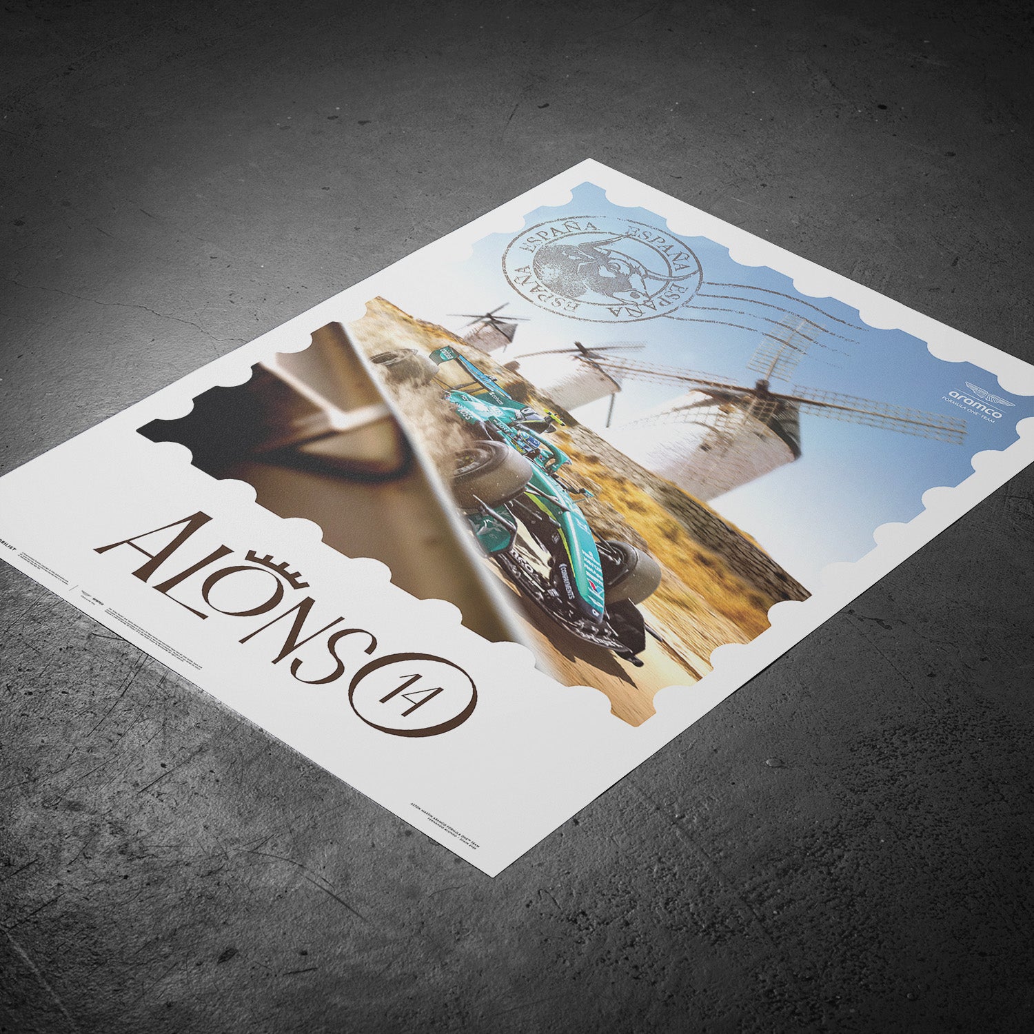 Aston Martin Aramco Formula One Team | Fernando Alonso Spain 2026 | Official Poster