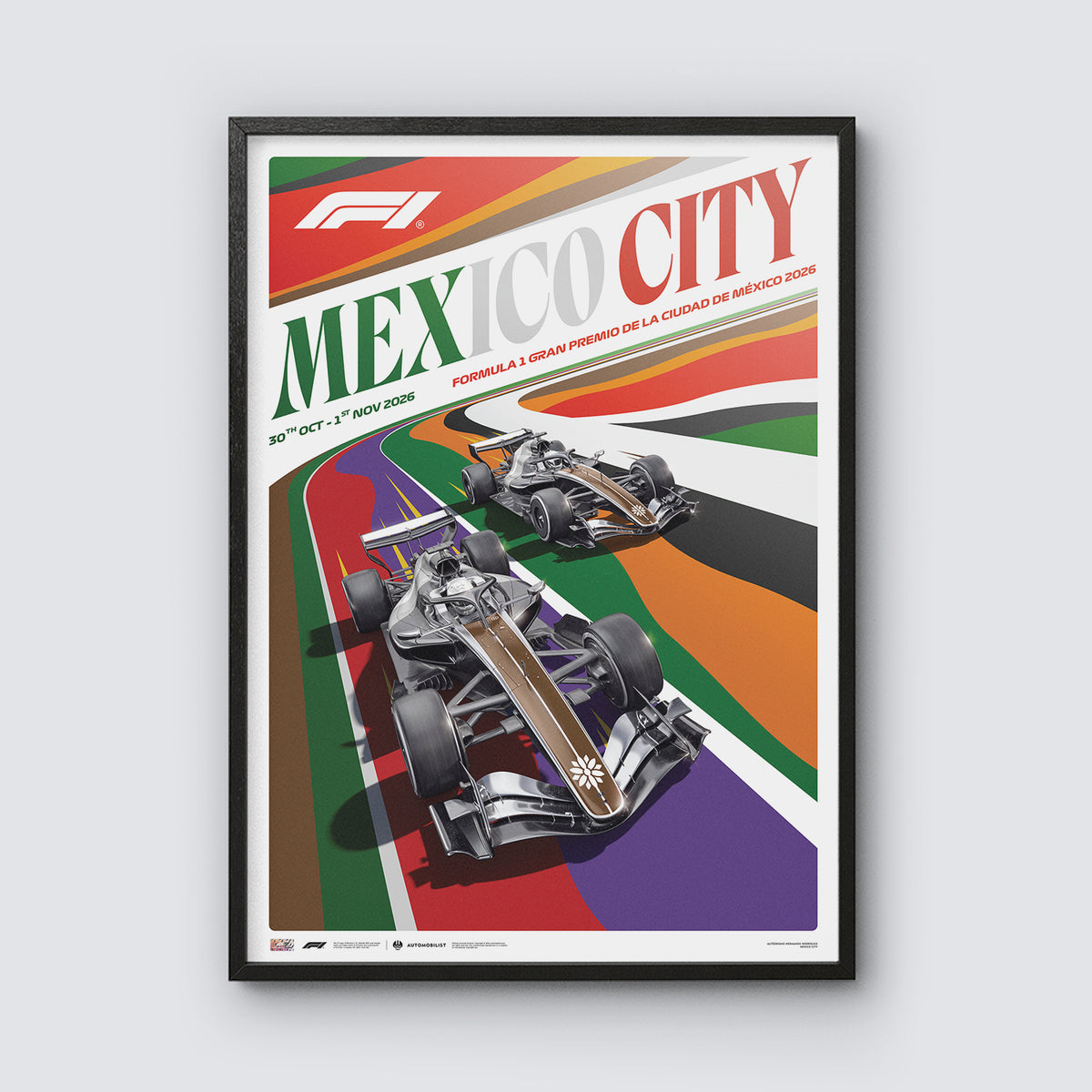 FORMULA 1 GRAN PREMIO DE LA CIUDAD DE MÉXICO 2026 | Official Event Poster