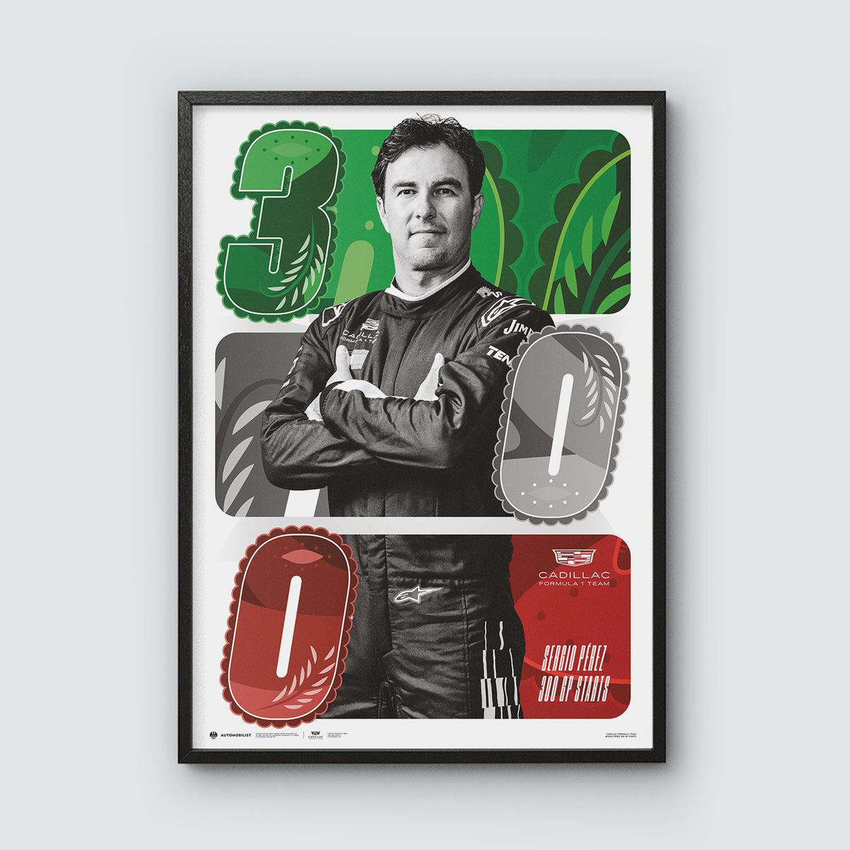 Cadillac Formula 1® Team | Sergio Perez - 300 Races | Official Poster