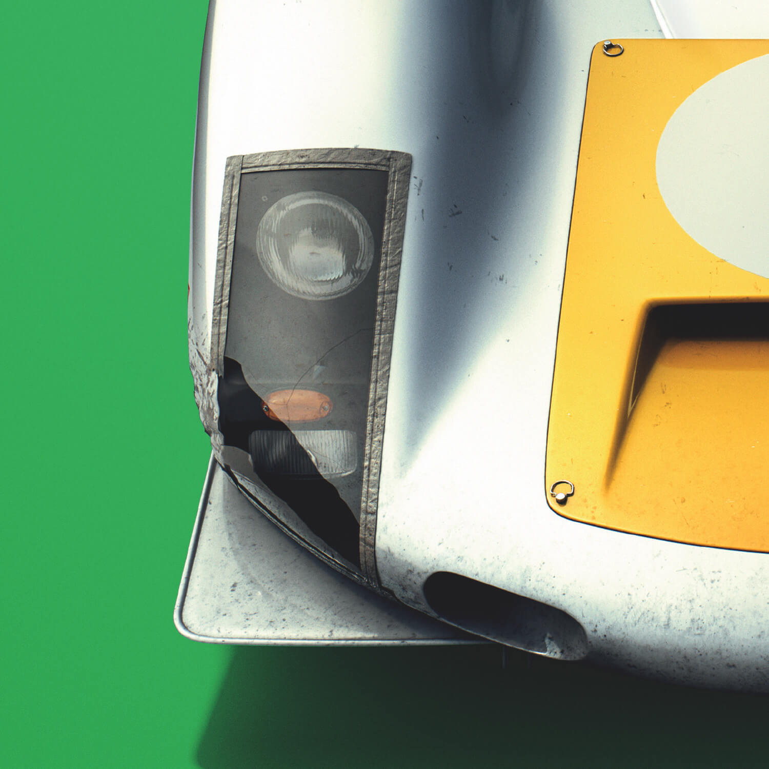 Porsche 906 | 1967 Japanese GP White | Porsche Poster