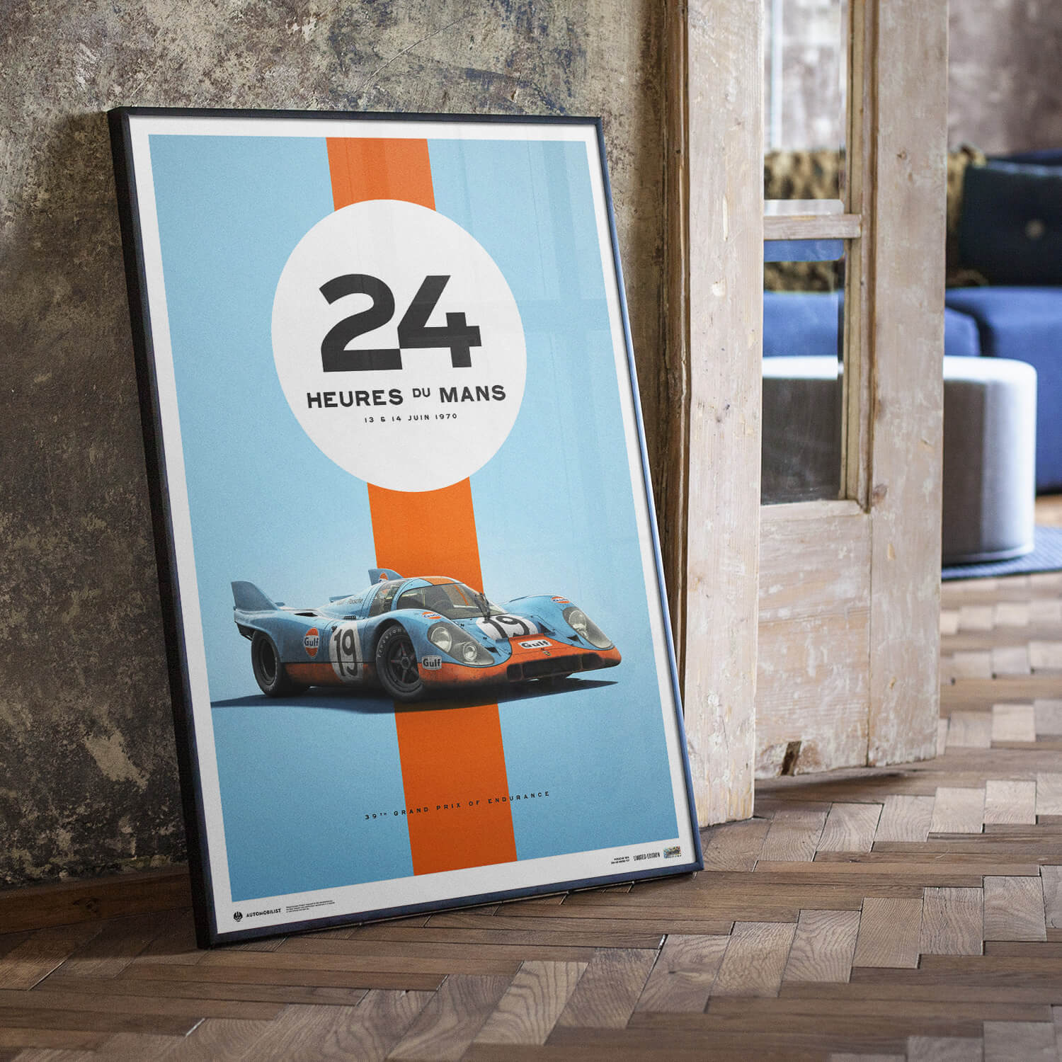 Porsche 917 | Gulf | 24h Heures du Mans Poster