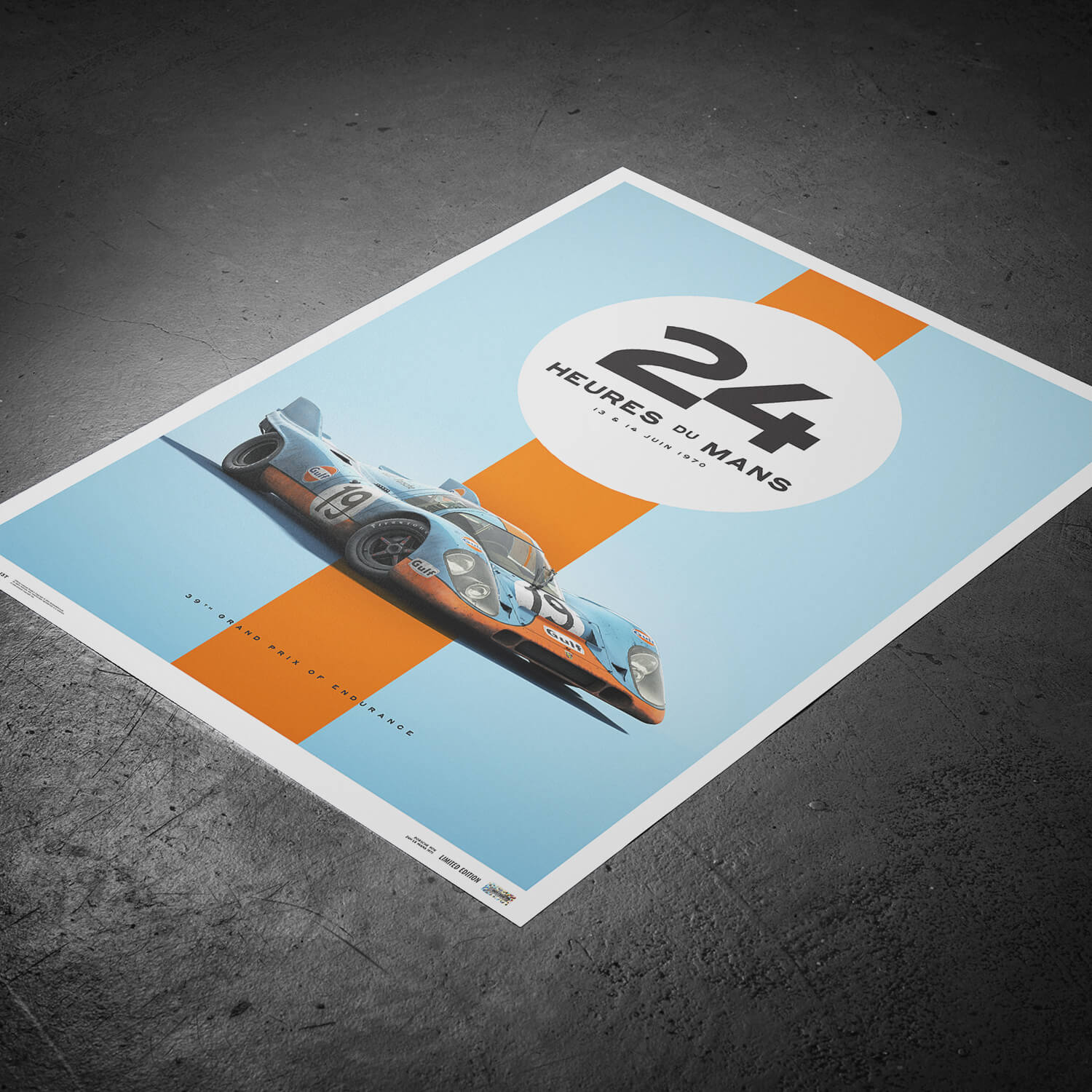 Porsche 917 | Gulf | 24h Heures du Mans Poster