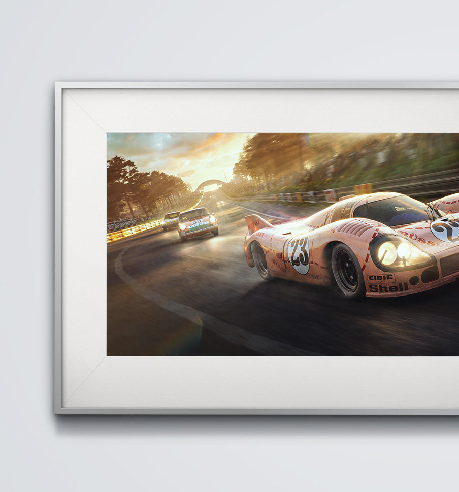 The Pink Hour | 1971 Porsche 917/20 | 24h Le Mans Fine Art Print