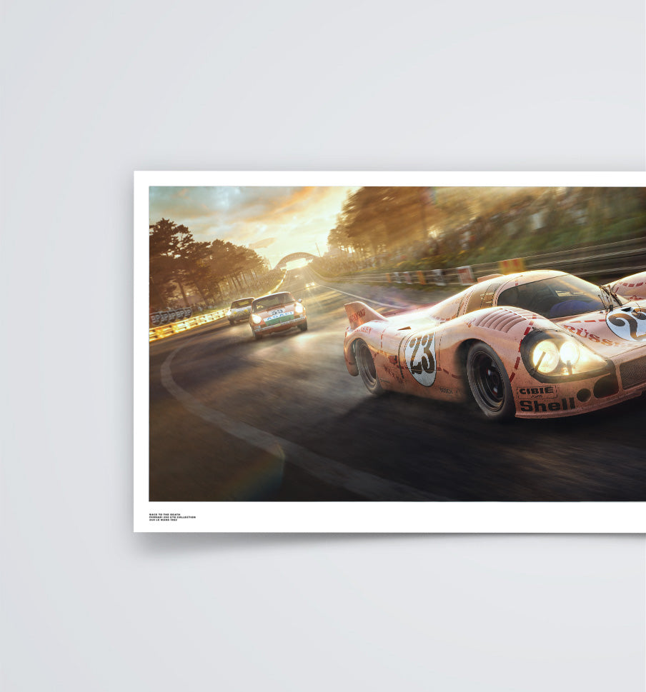 The Pink Hour | 1971 Porsche 917/20 | 24h Le Mans Fine Art Print