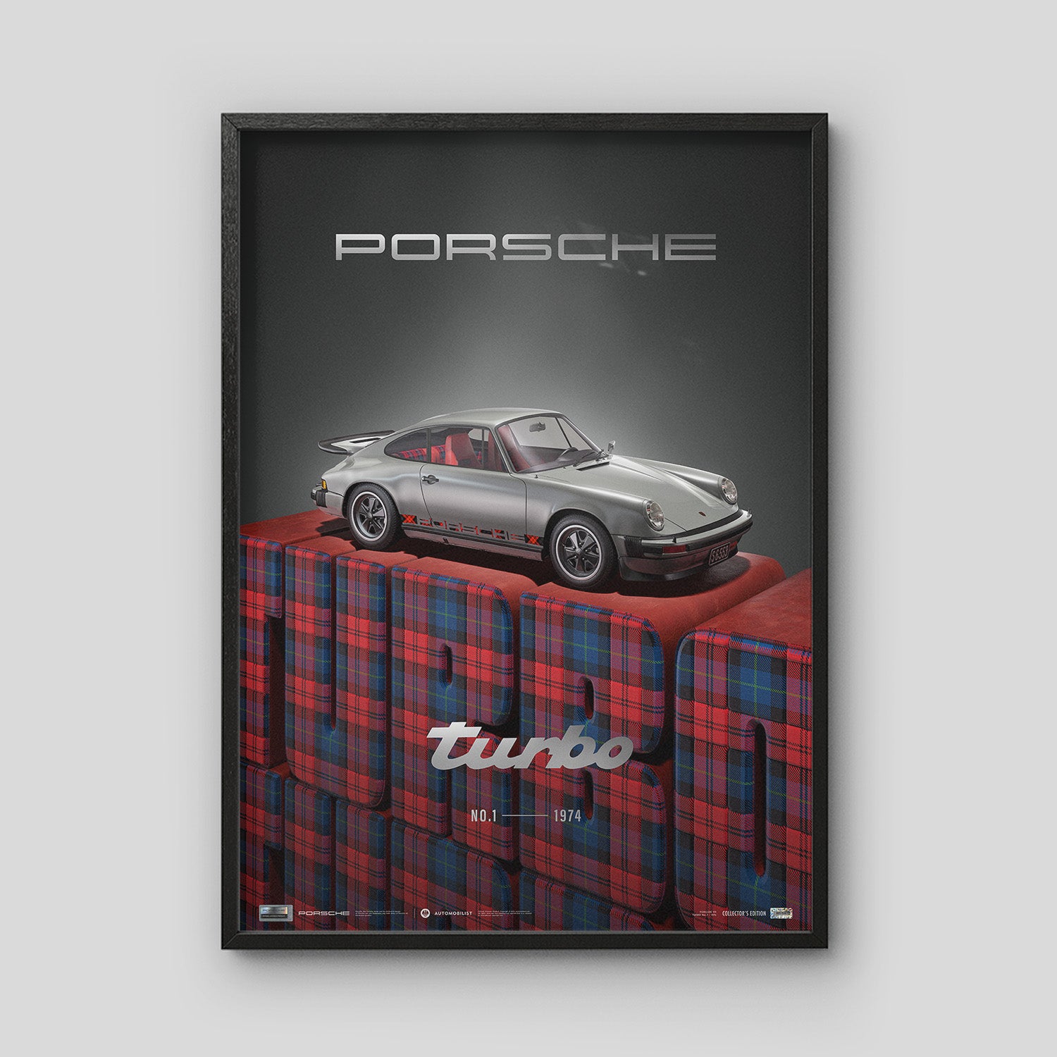 Porsche 911 Turbo No. 1 - 1974 | Porsche History Series | Collector's Edition Poster