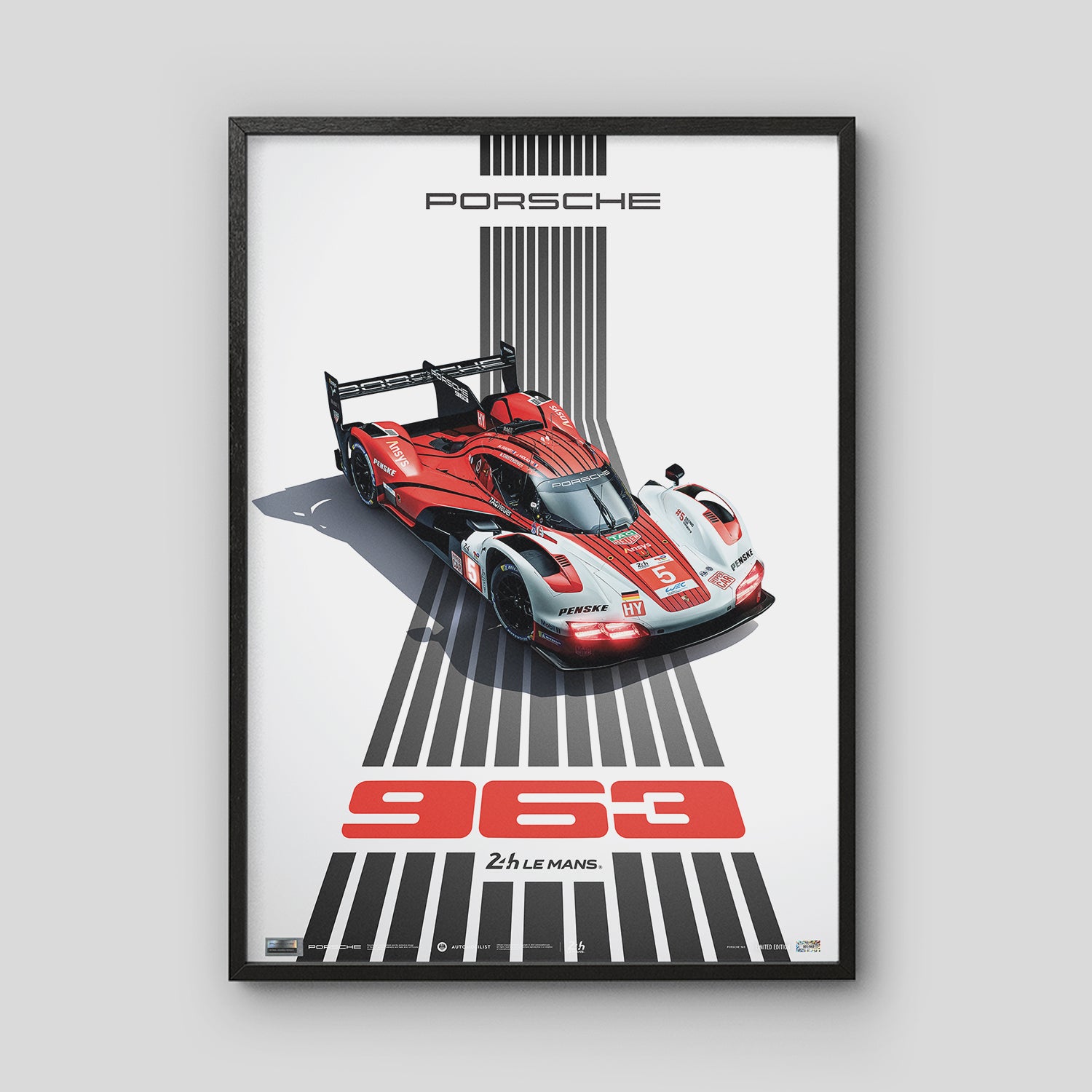 Porsche 963 | 24h of Le Mans 2025 | Official Poster